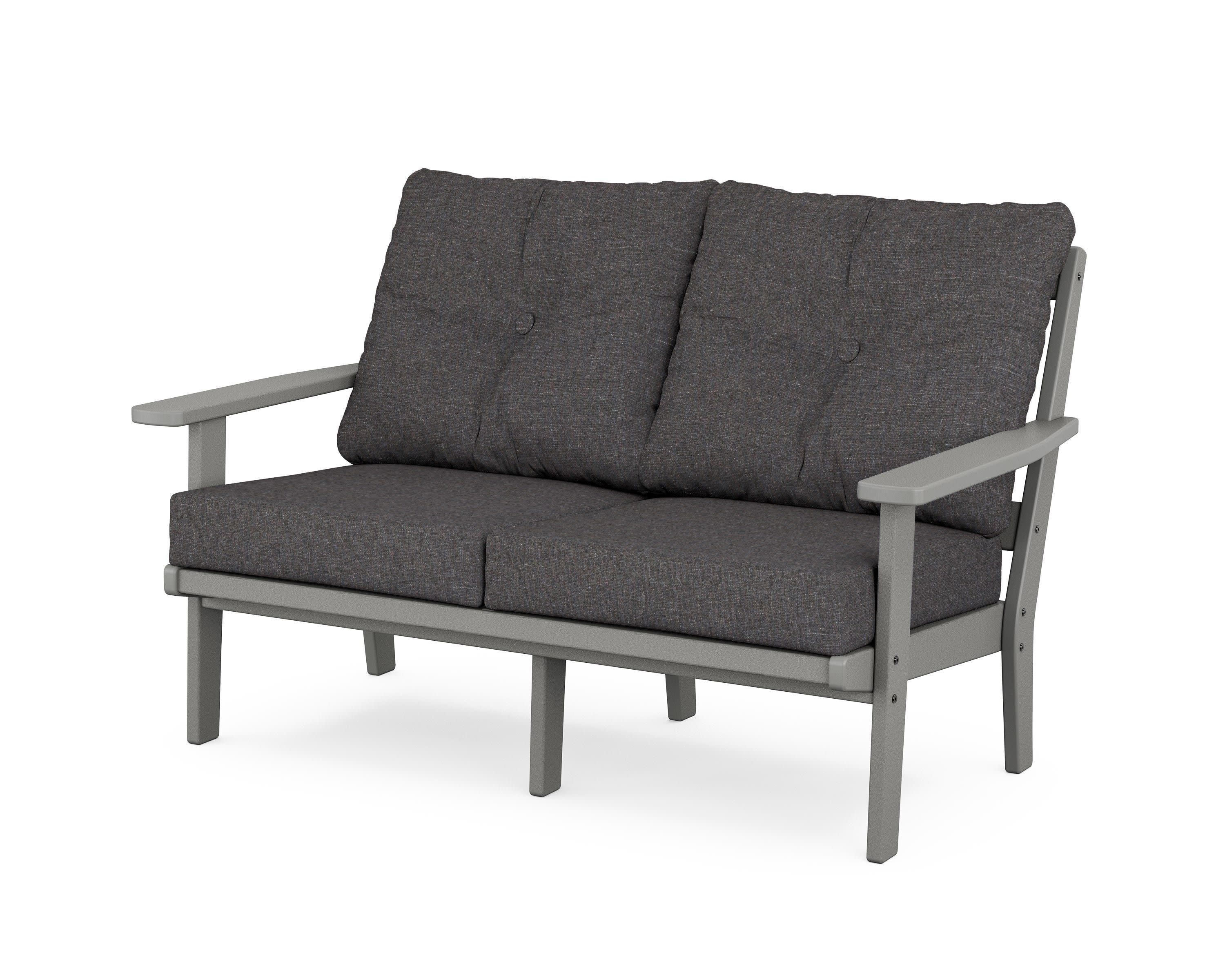 Oxford Deep SeatingLoveseat in Slate Grey / Ash Charcoal