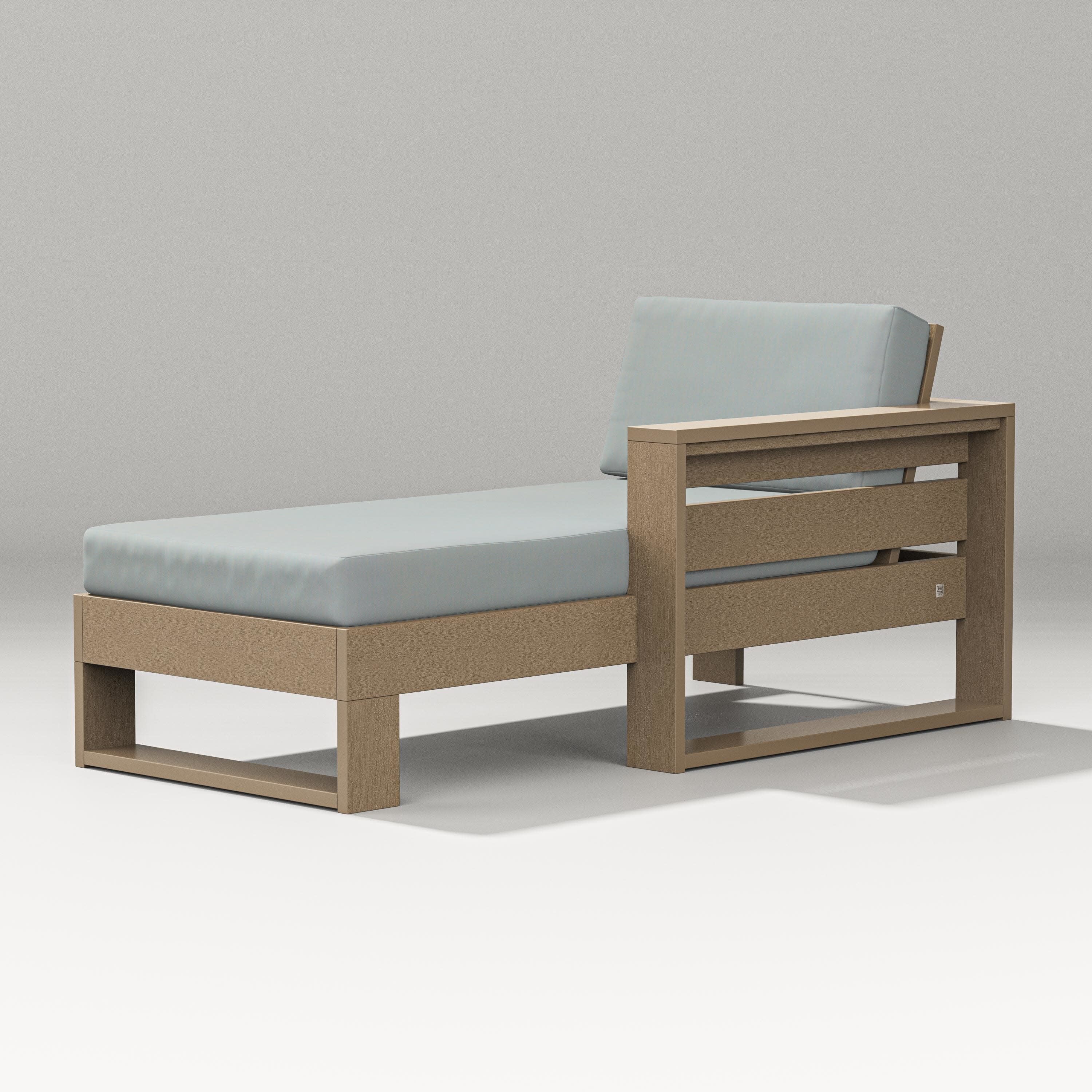 Latitude Modular Right Arm Chaise in Vintage Sahara / Spa