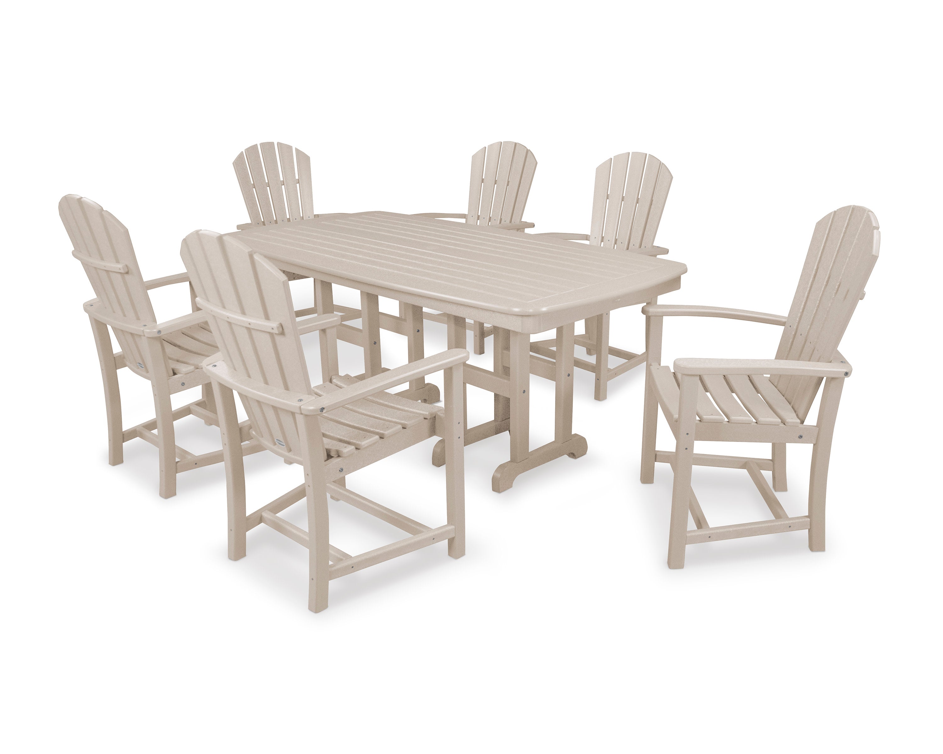 Palm Coast 7-Piece Dining Set in Sand