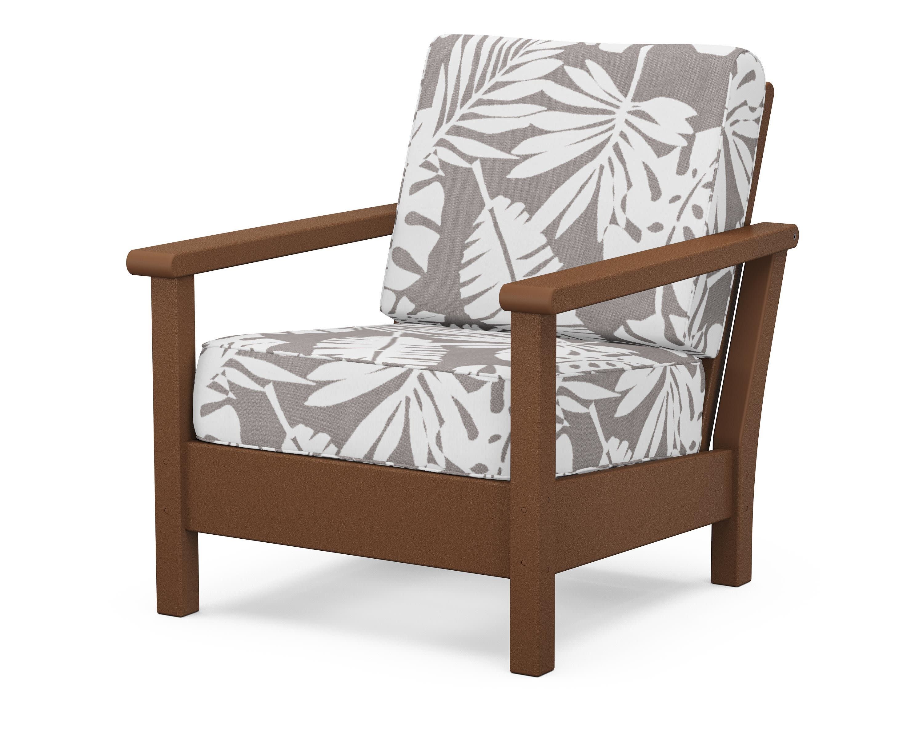 Harbour Deep Seating Chair in Teak / Leaf Grey Mist