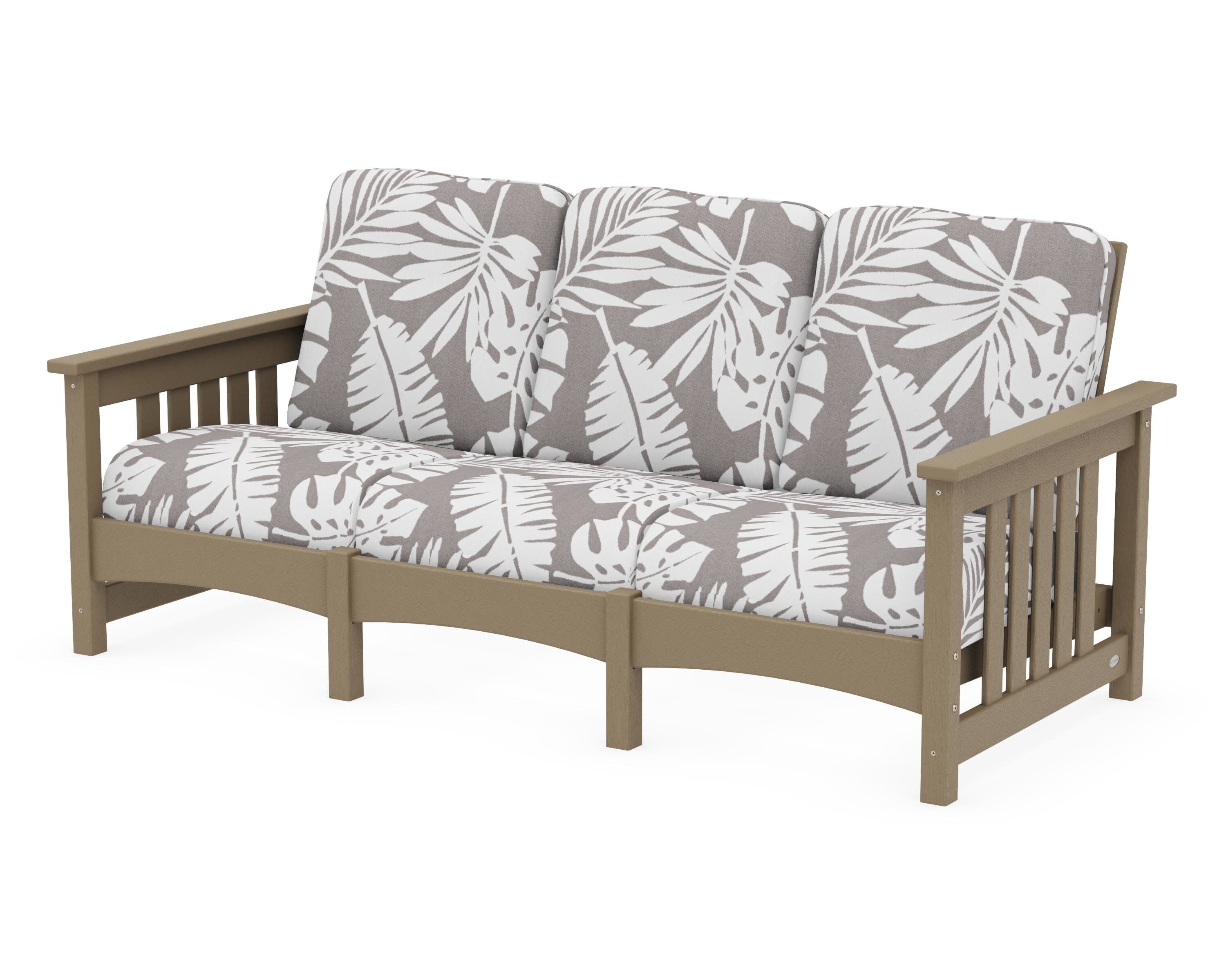 Club Mission Sofa in Vintage Sahara / Leaf Grey Mist