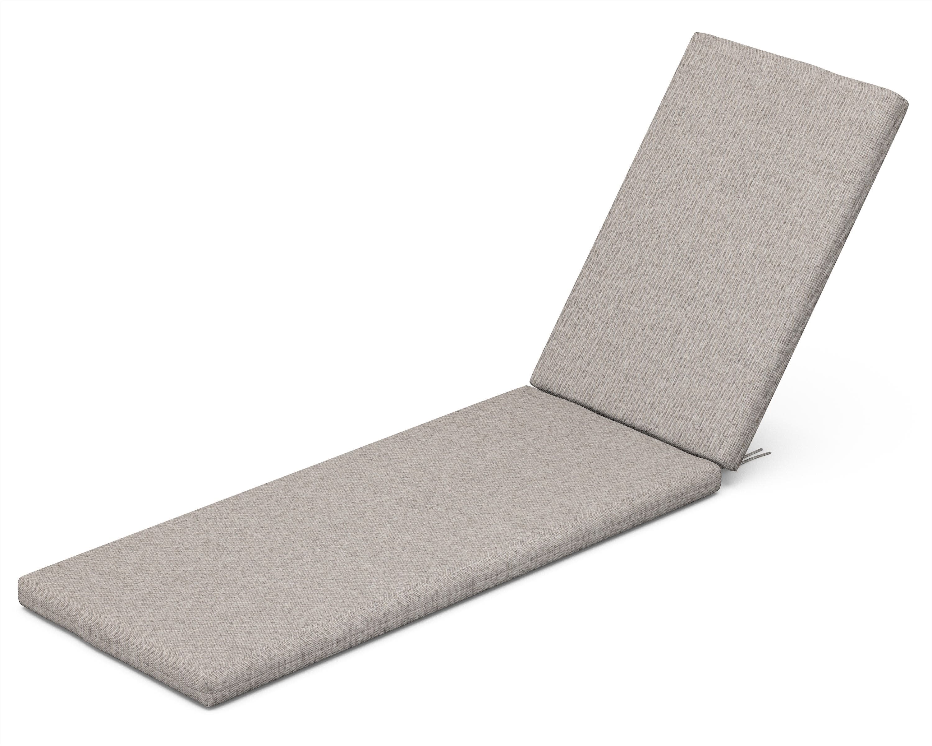 Chaise Seat/Back Pad in Weathered Tweed
