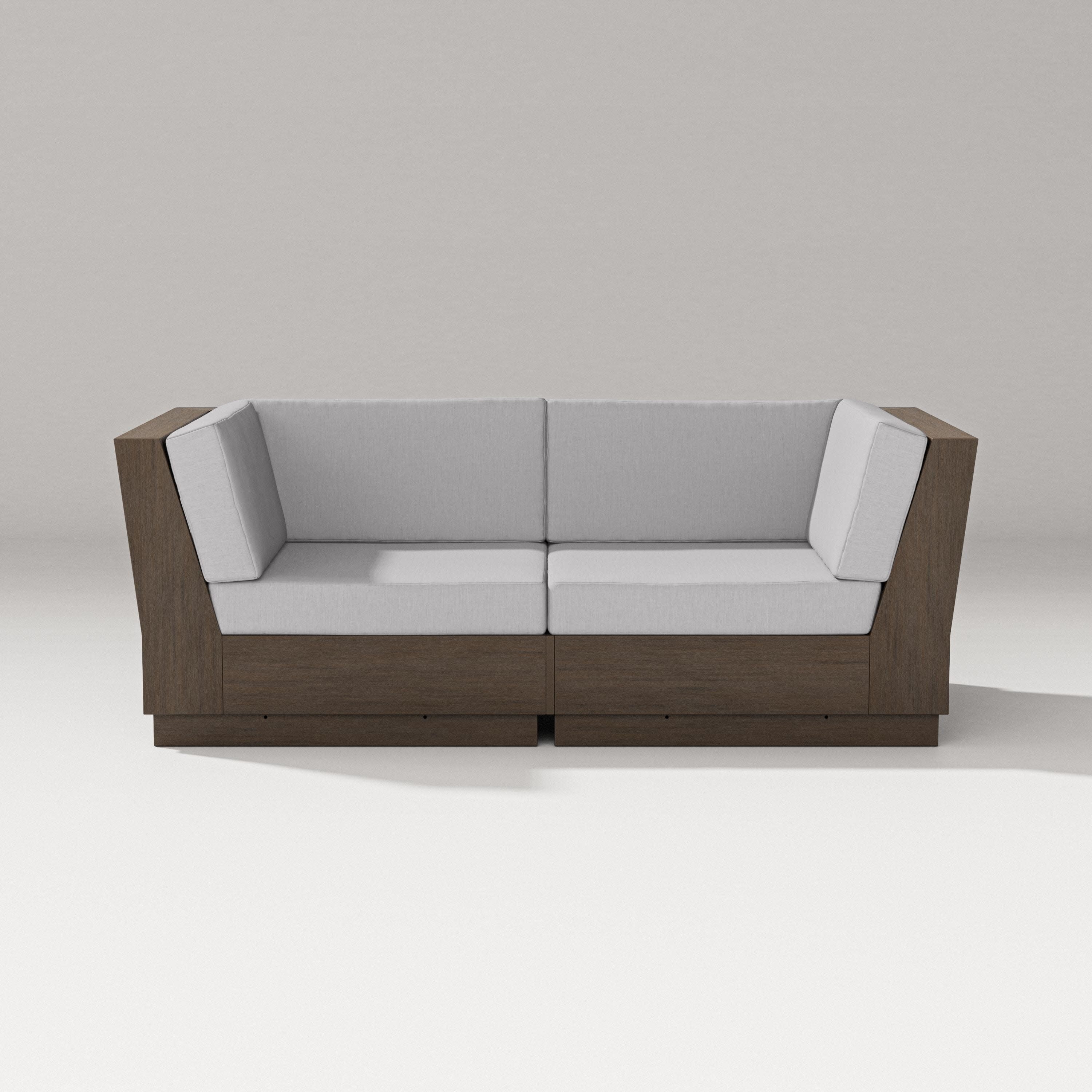 Elevate Loveseat Sectional in Kona / Granite