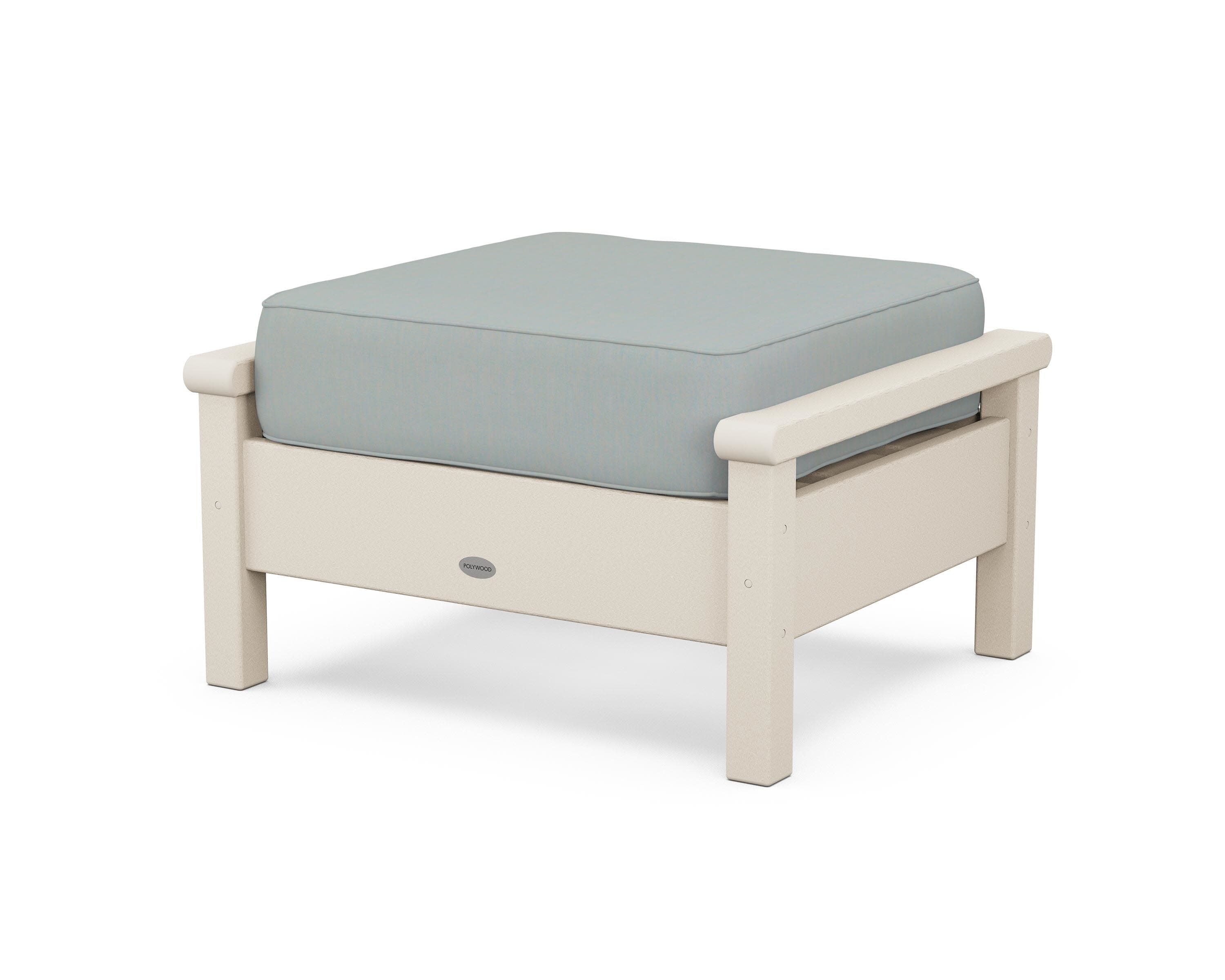 Harbour Deep Seating Ottoman in Sand / Spa