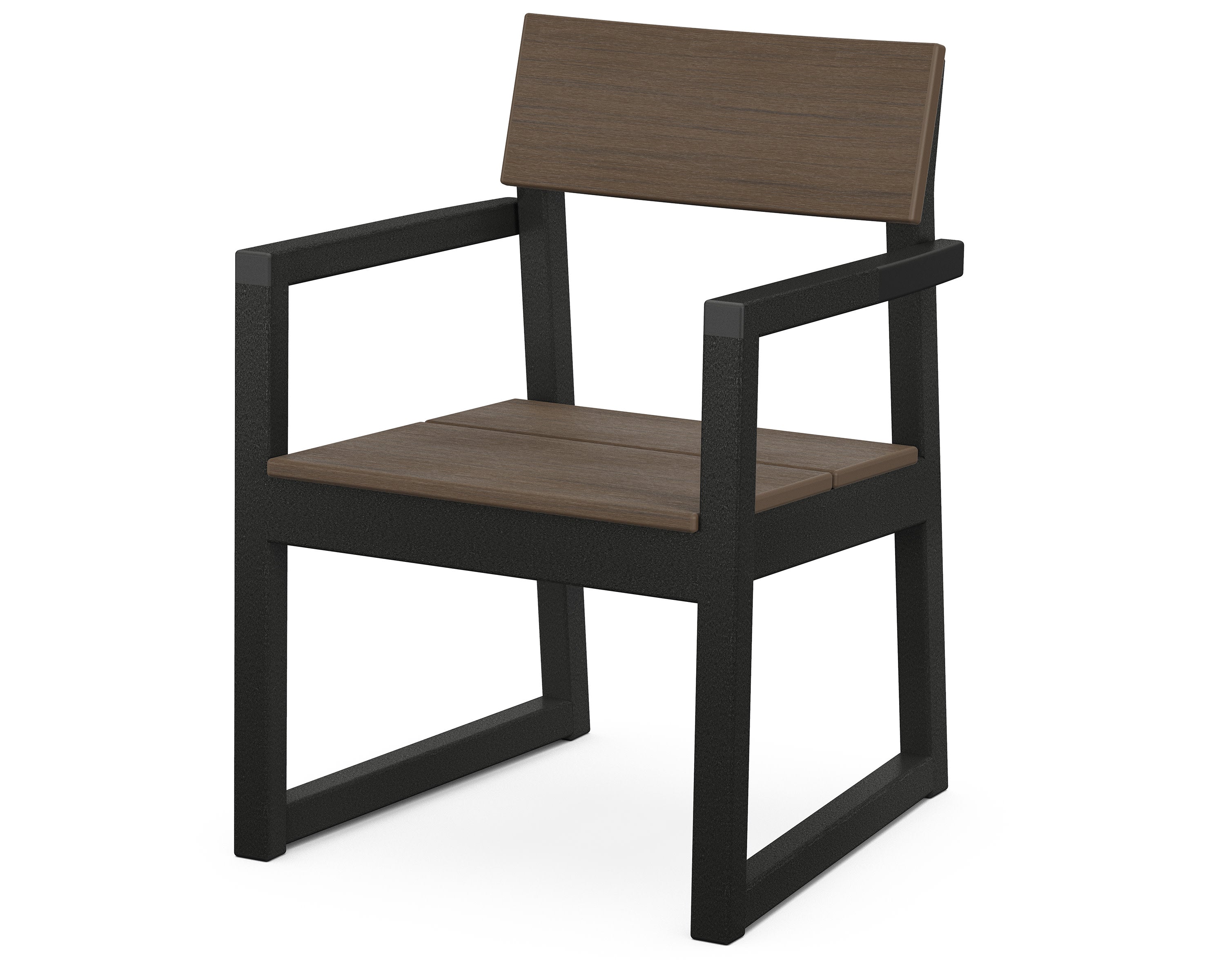 EDGE Dining Arm Chair in Black / Kona