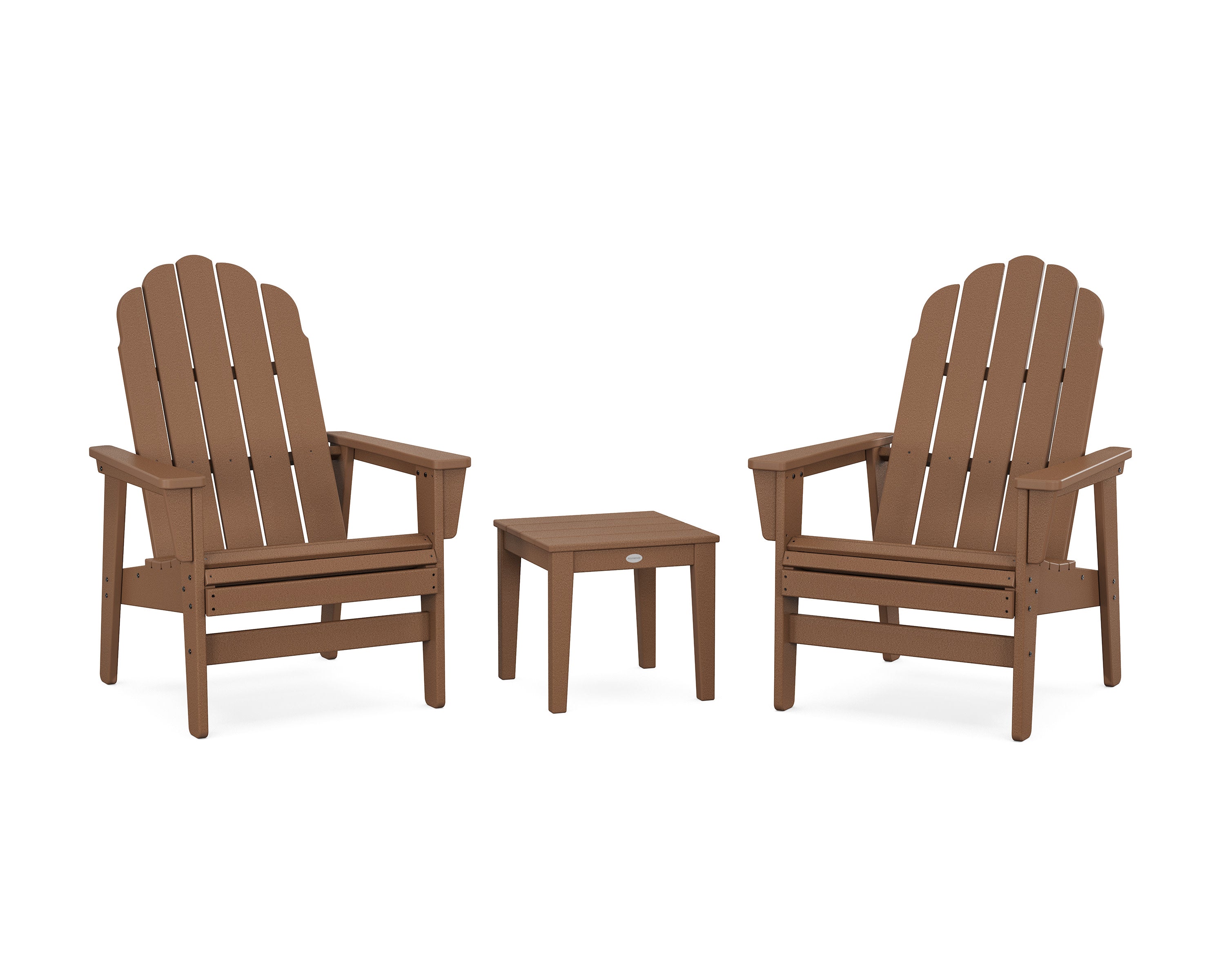 3-Piece Vineyard Grand Upright Adirondack Set in Teak