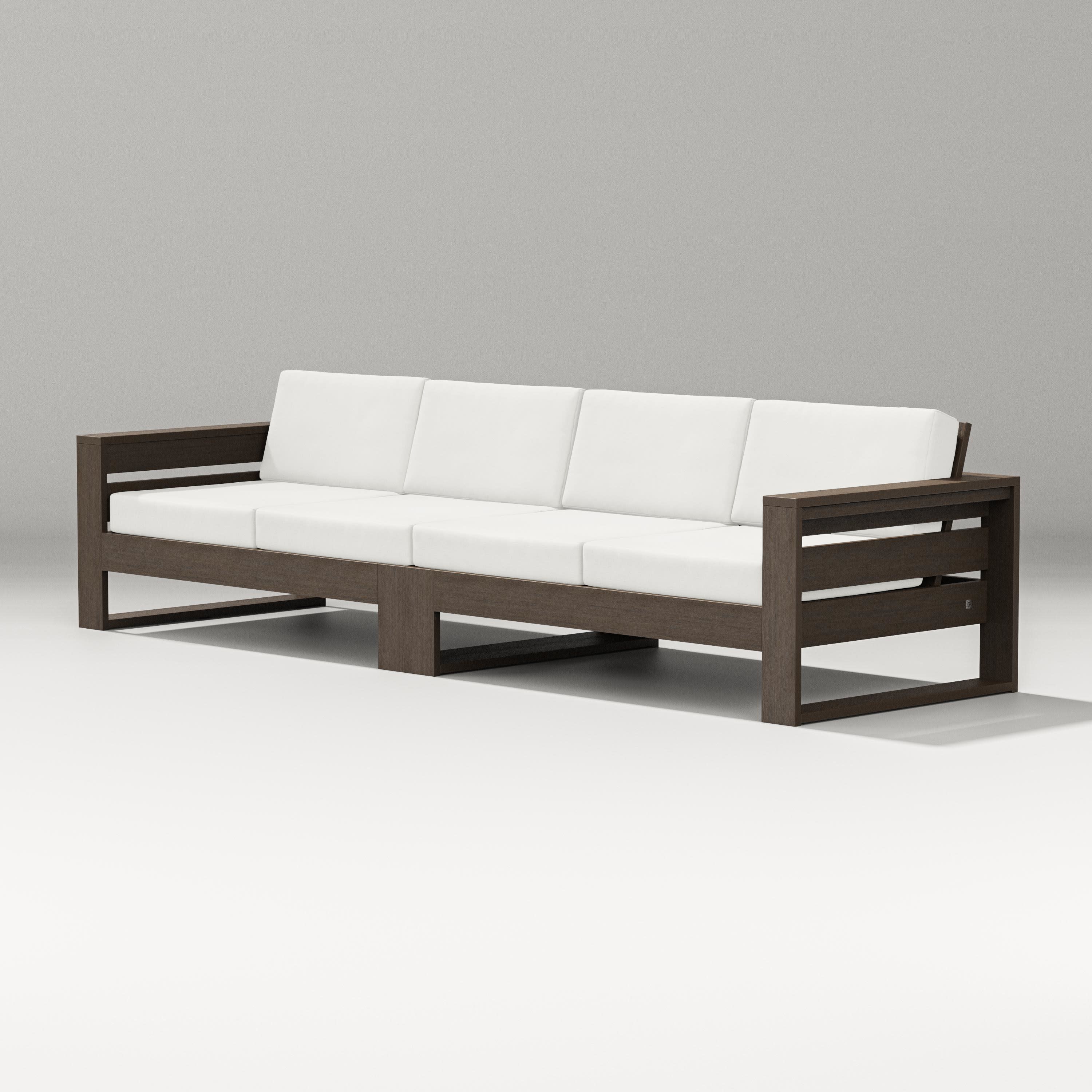 Latitude Straight Sectional in Kona / Natural Linen