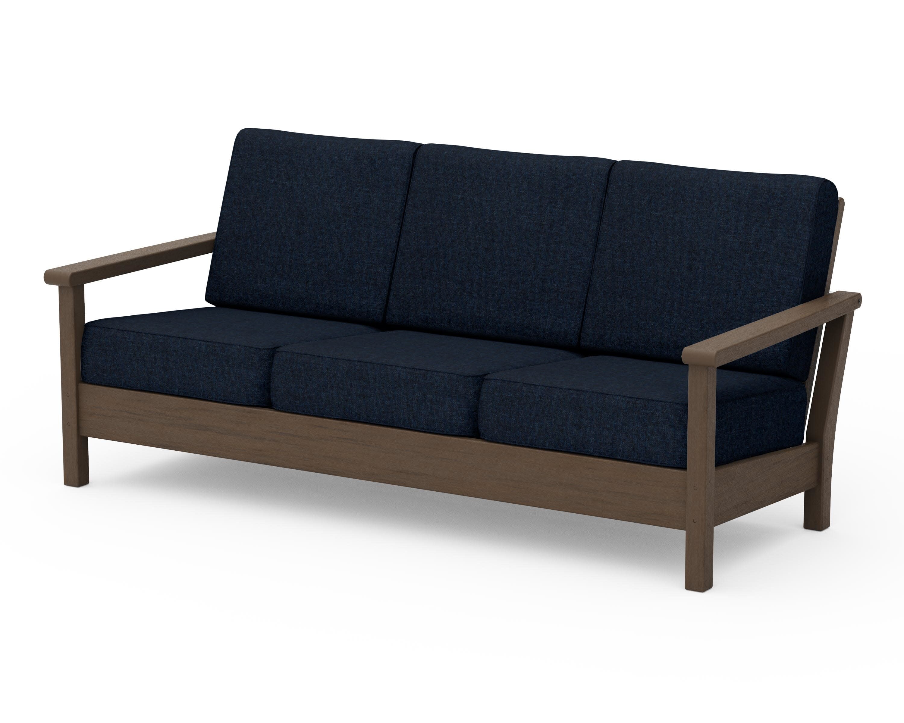 Harbour Deep Seating Sofa in Kona / Marine Indigo
