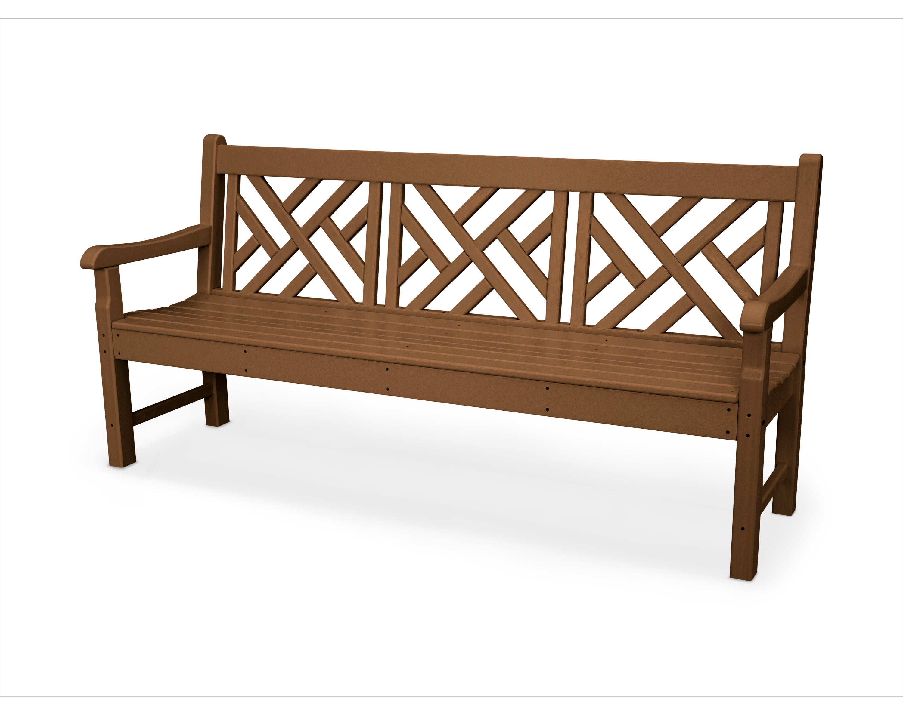 Rockford 72" Chippendale Bench in Teak