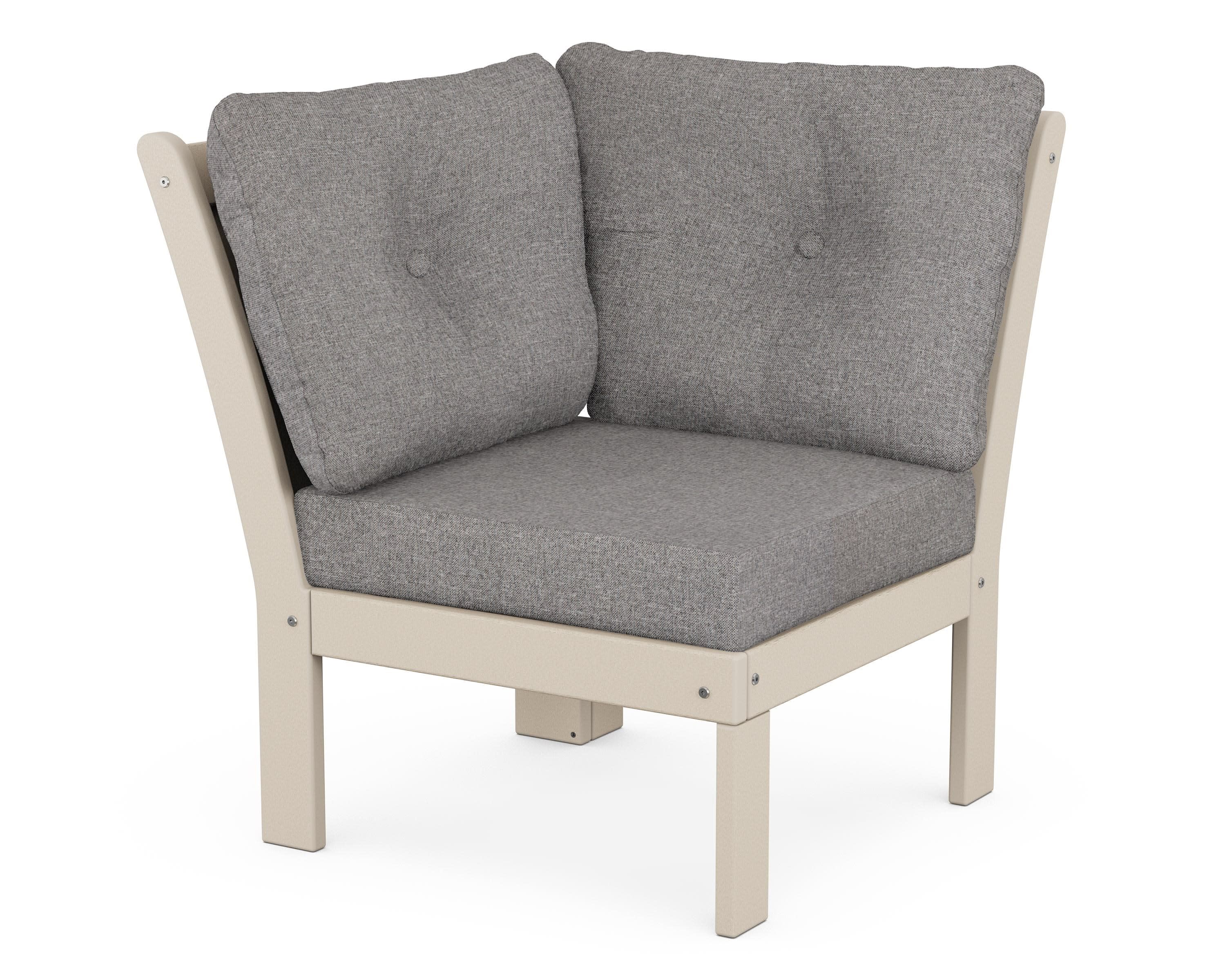 Vineyard Modular Corner Chair in Sand / Grey Mist