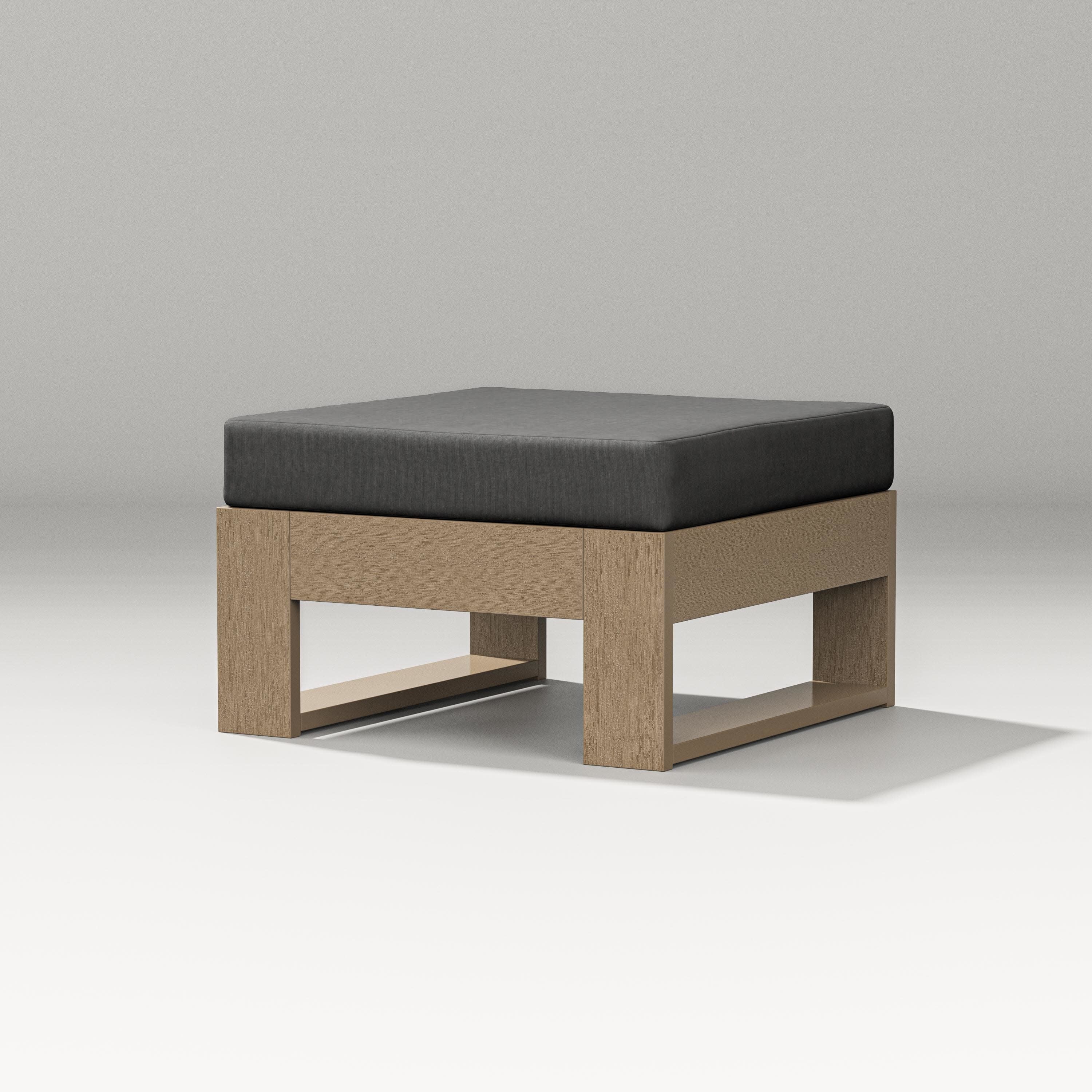 Latitude Lounge Ottoman in Vintage Sahara / Spectrum Carbon