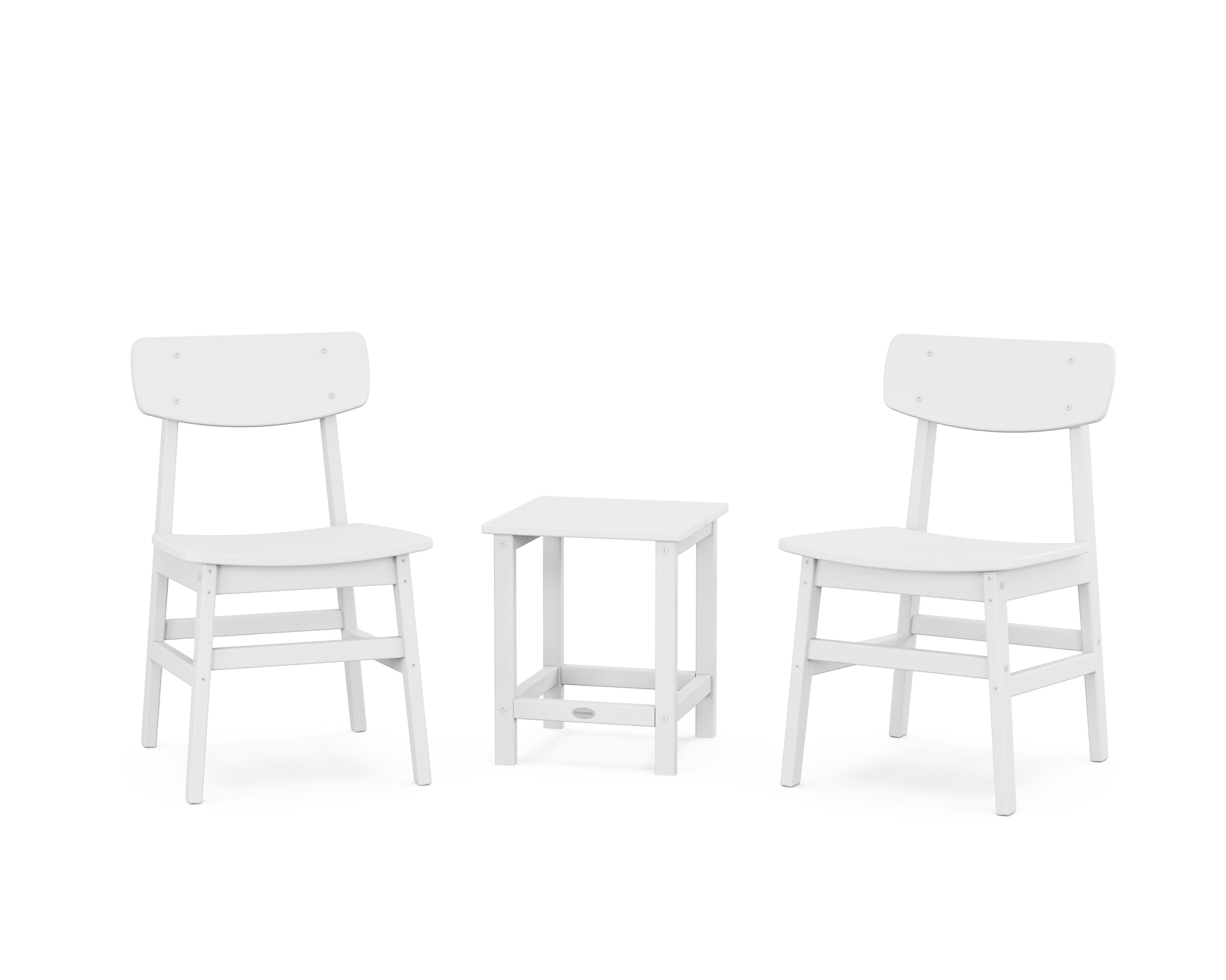 Modern Studio Urban Chair 3-Piece Seating Set in White