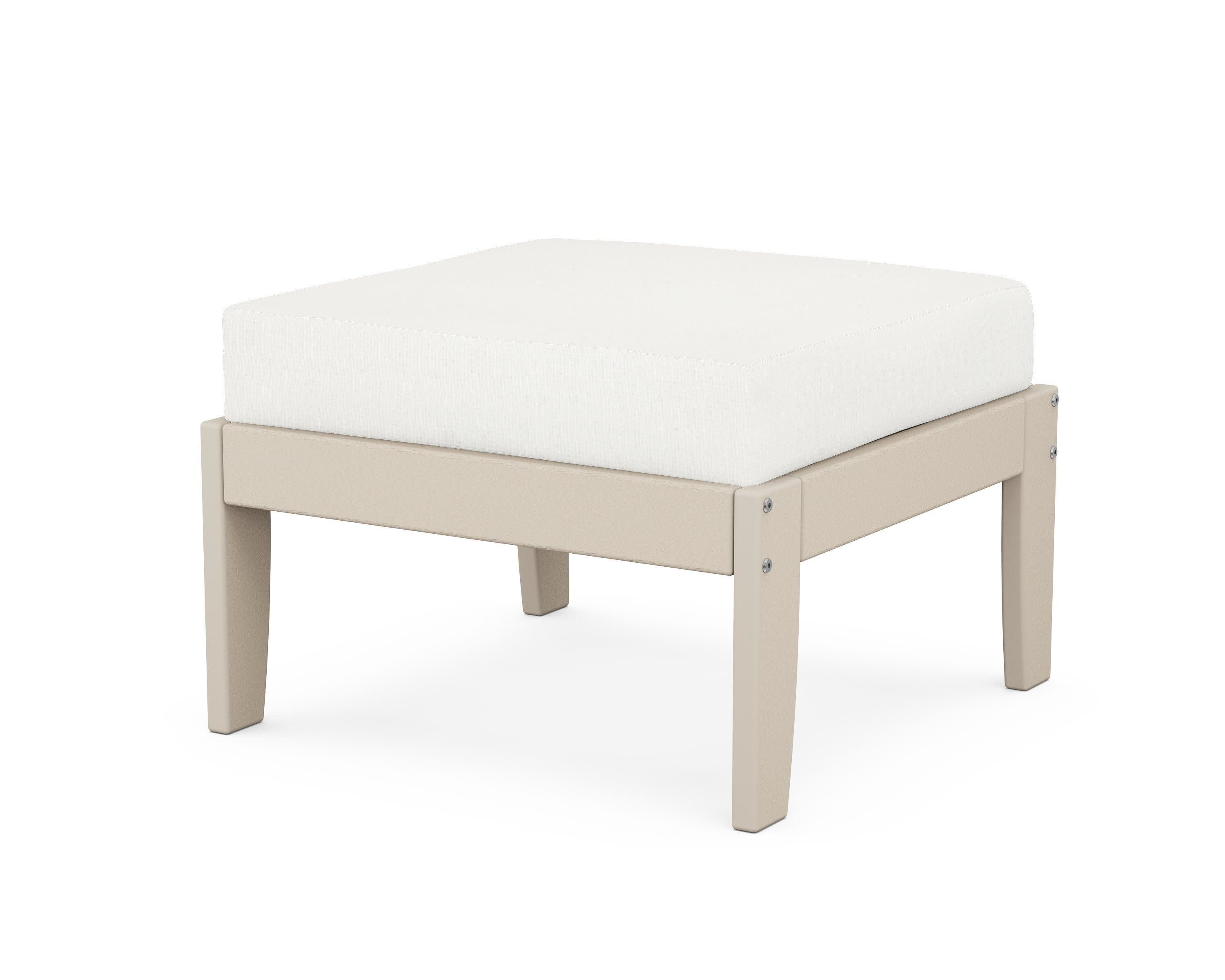 Modular Ottoman - Classic in Sand / Natural Linen