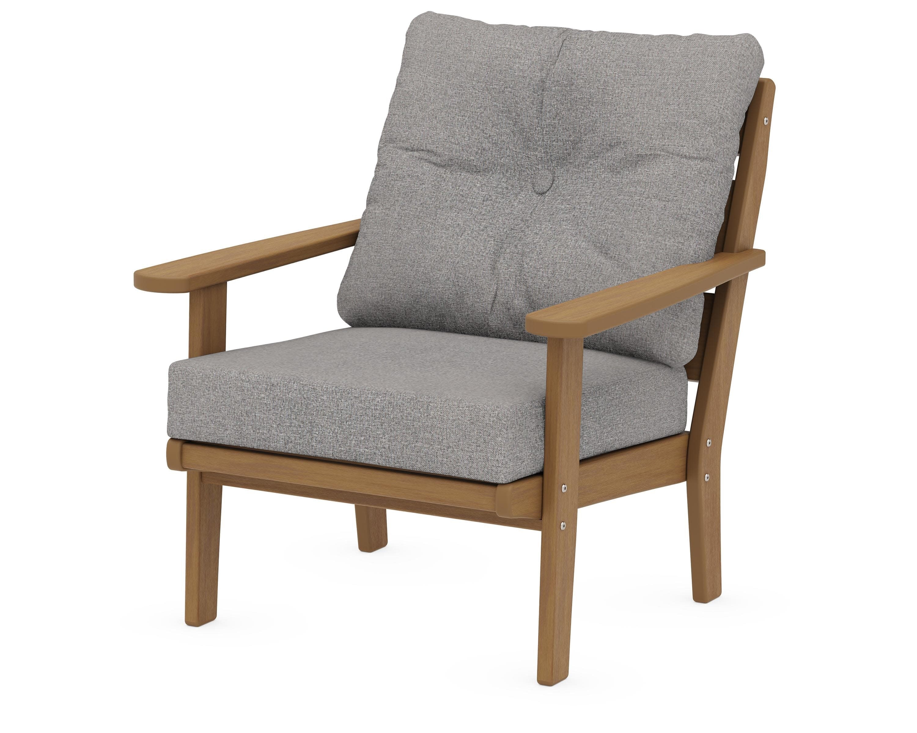 Lakeside Deep Seating Chair in Natural / Grey Mist