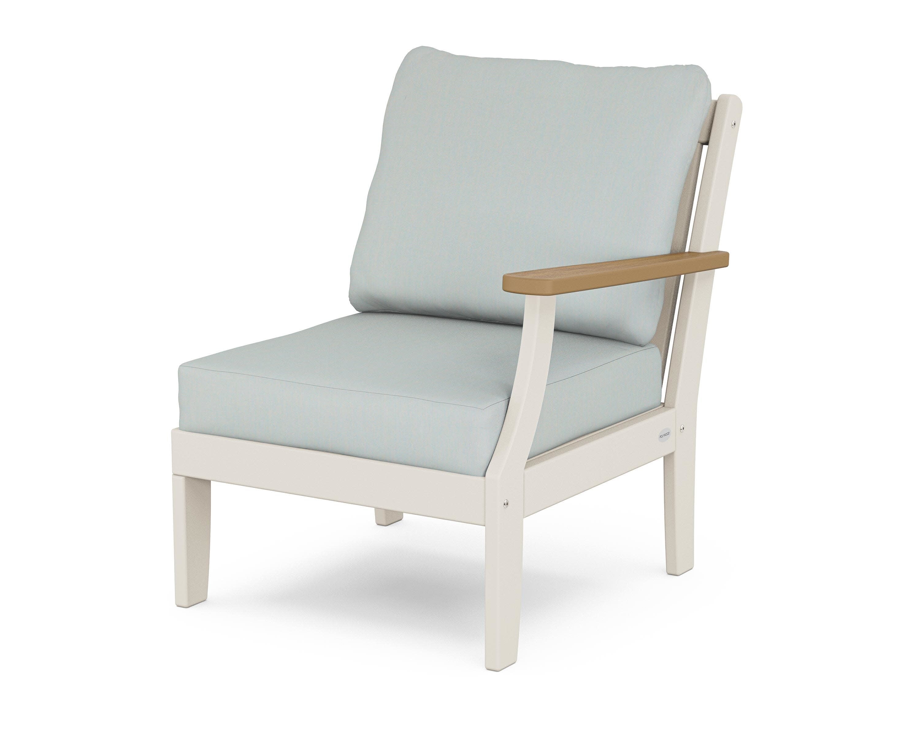 Braxton Modular Right Arm Chair in Sand / Natural / Spa