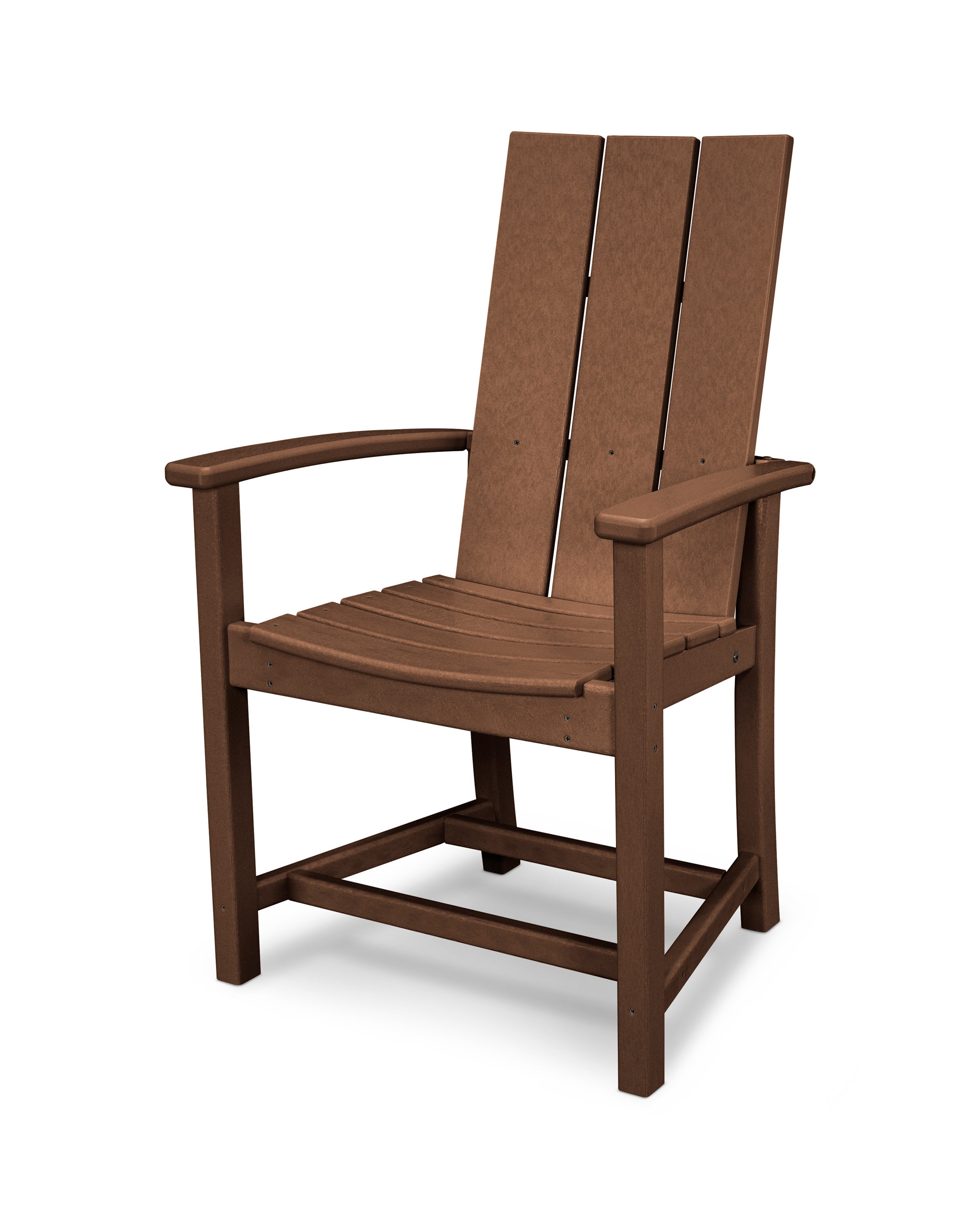 Modern Adirondack Dining Chair in Teak