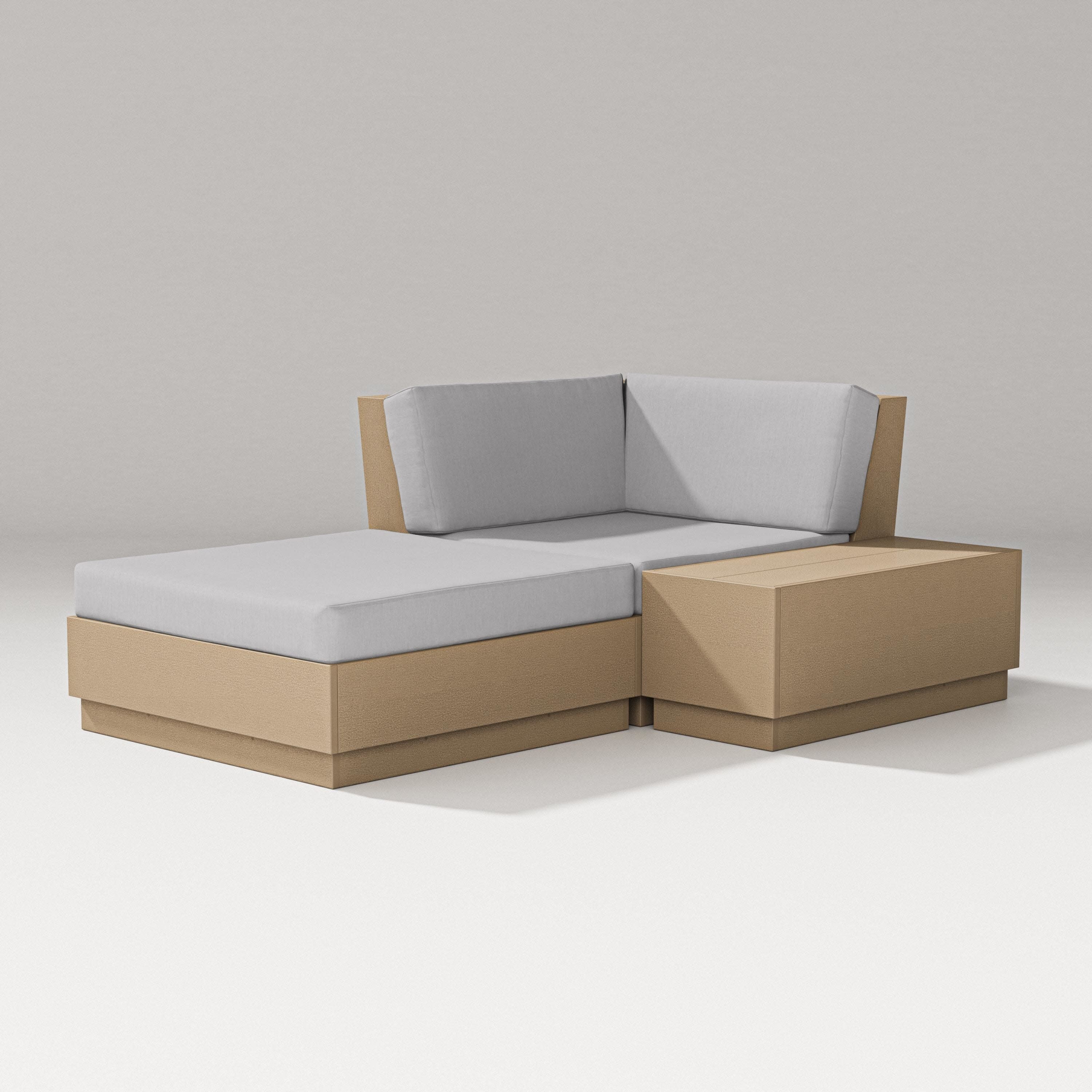 Elevate Corner Chaise in Vintage Sahara / Granite