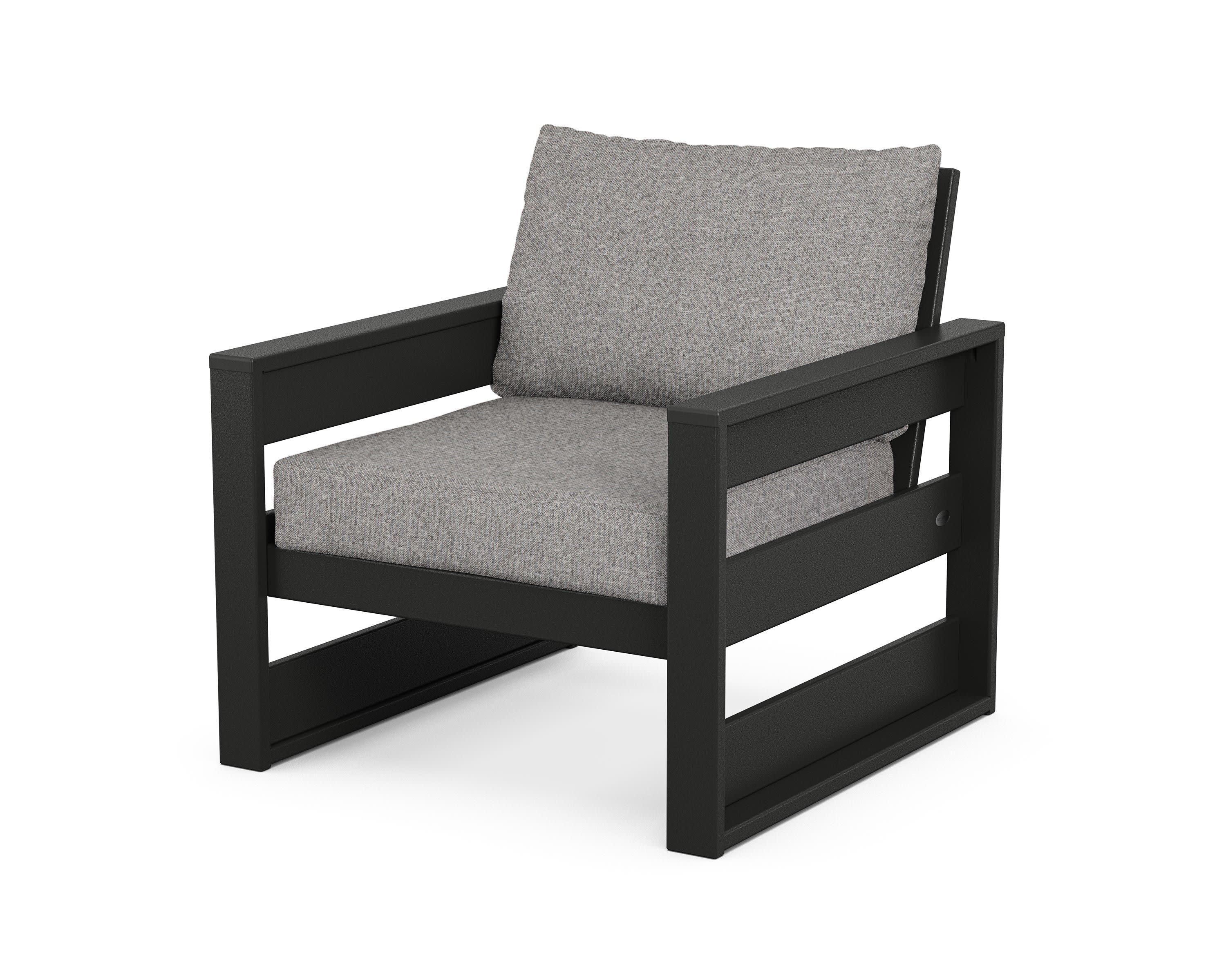 Westport Club Chair in Black / Grey Mist