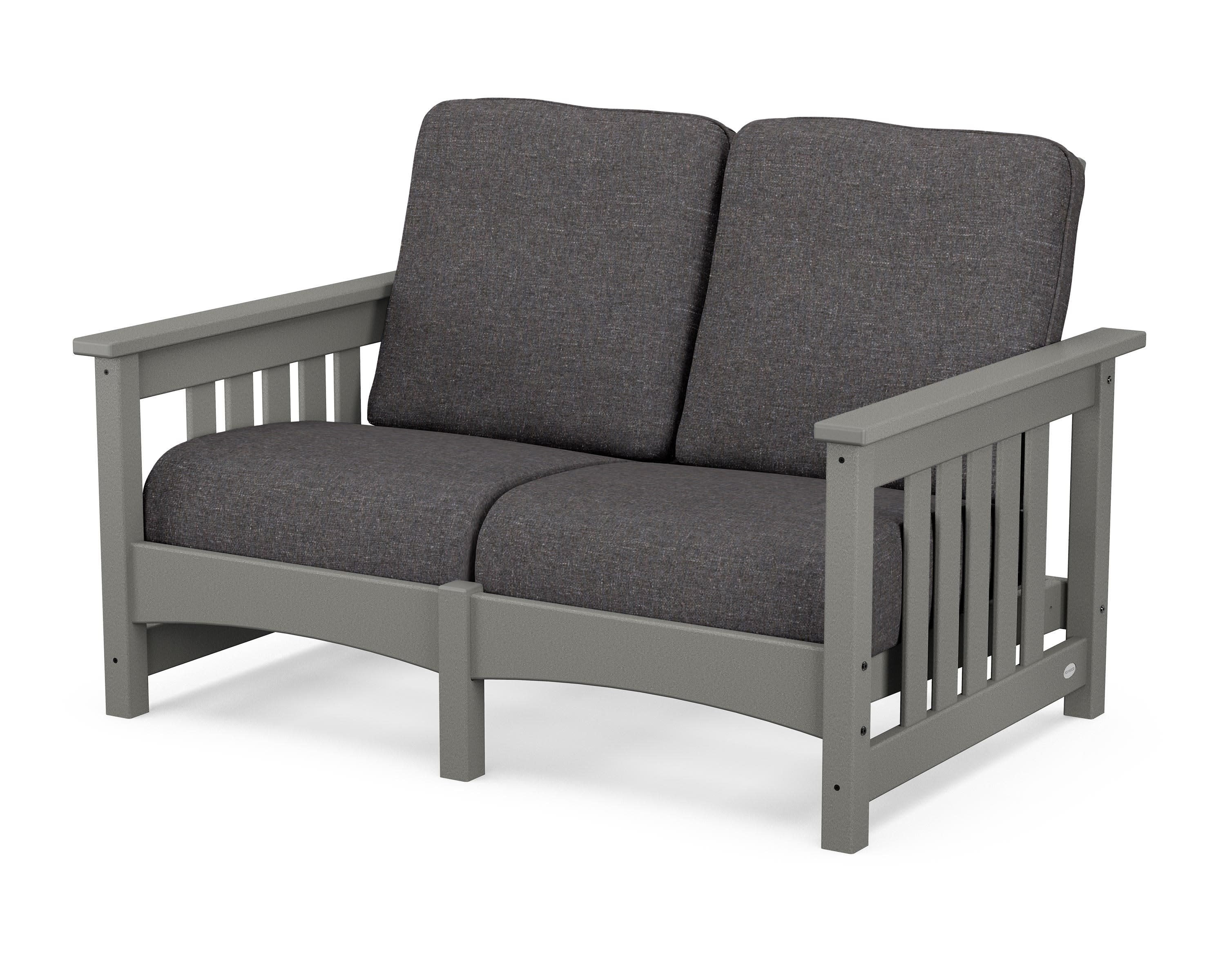 Club Mission Loveseat in Slate Grey / Ash Charcoal