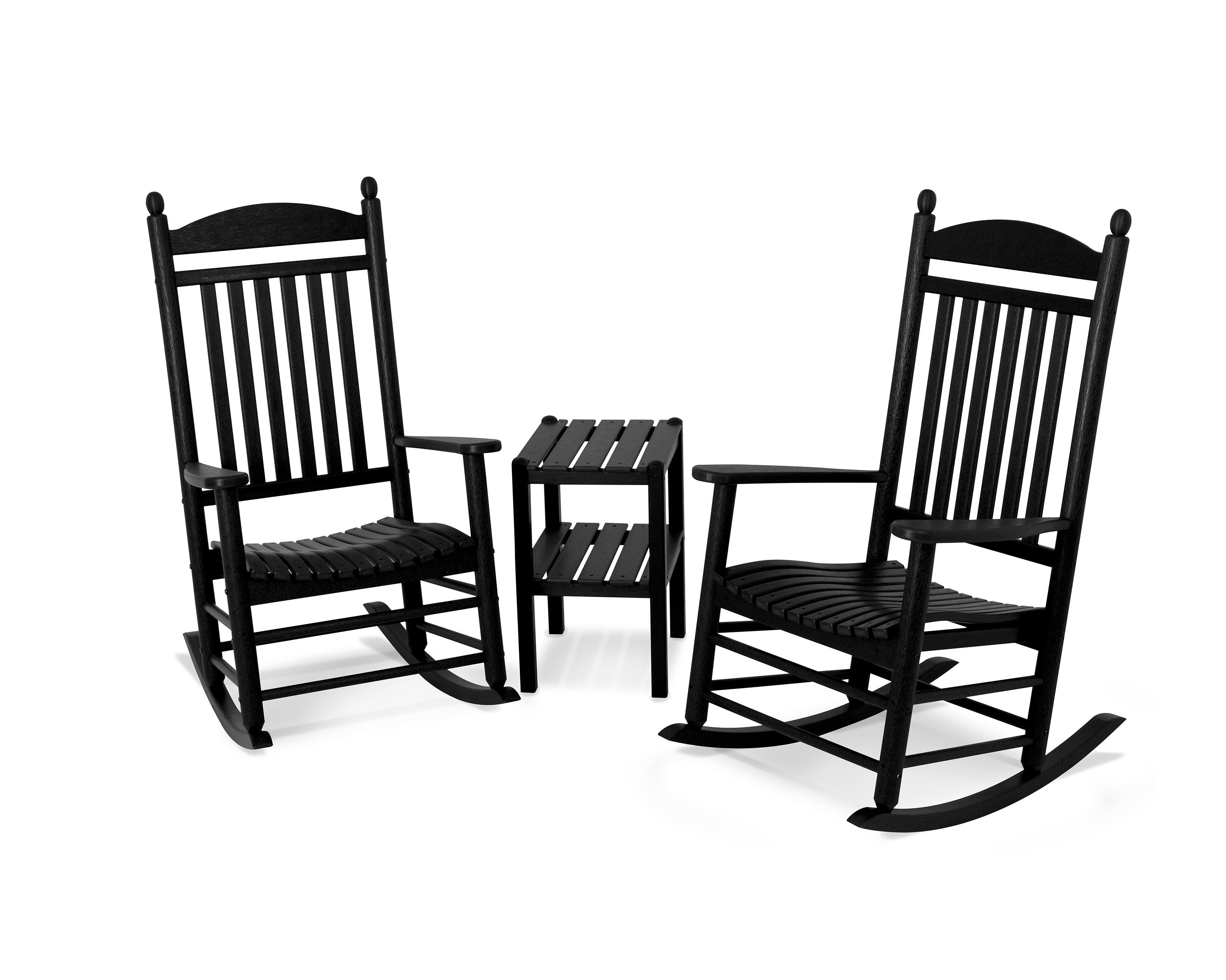 Jefferson 3-Piece Rocker Set in Black