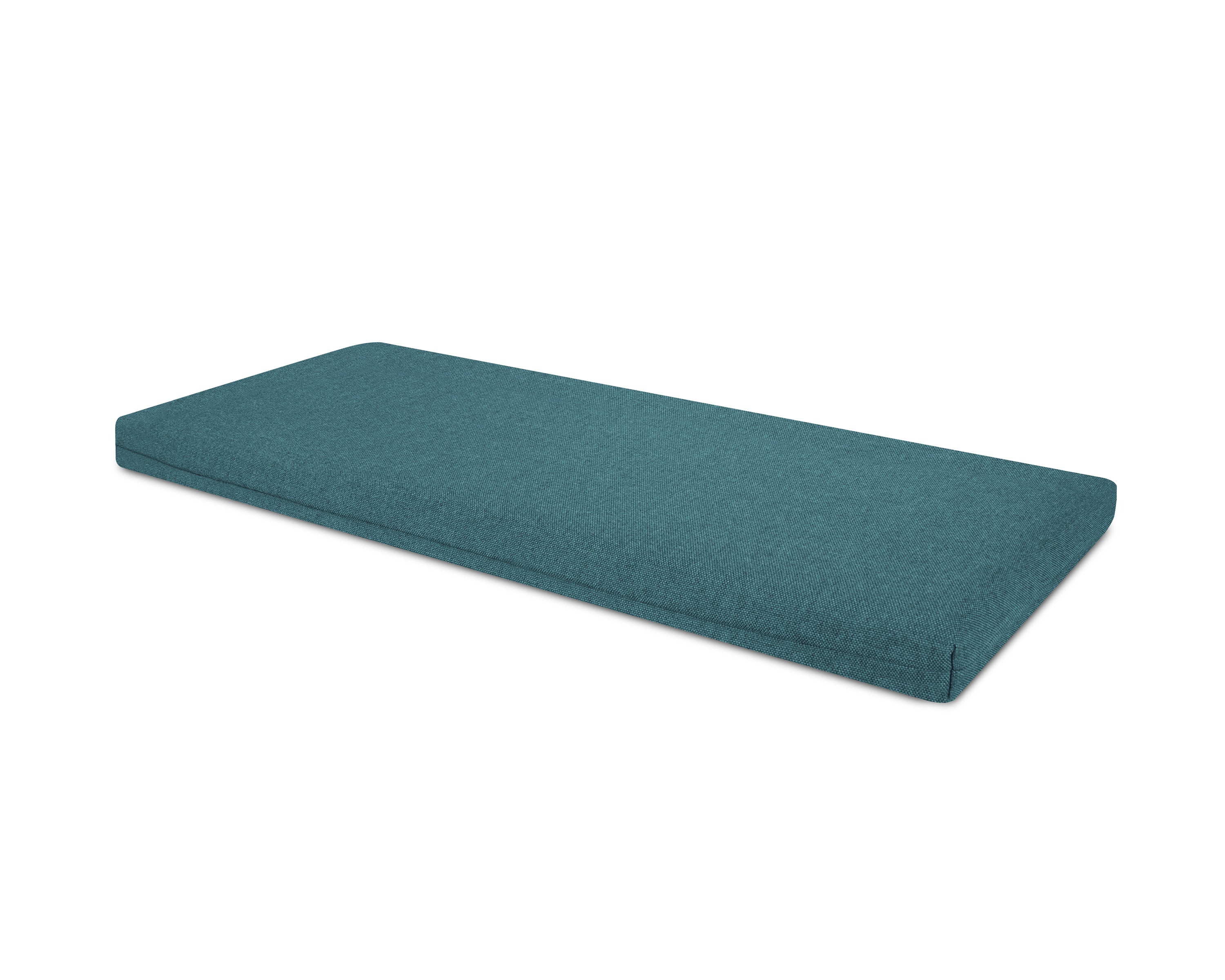 Bench Seat Cushion - 17"D x 40.5"W x 2.5"H in Blend Lagoon