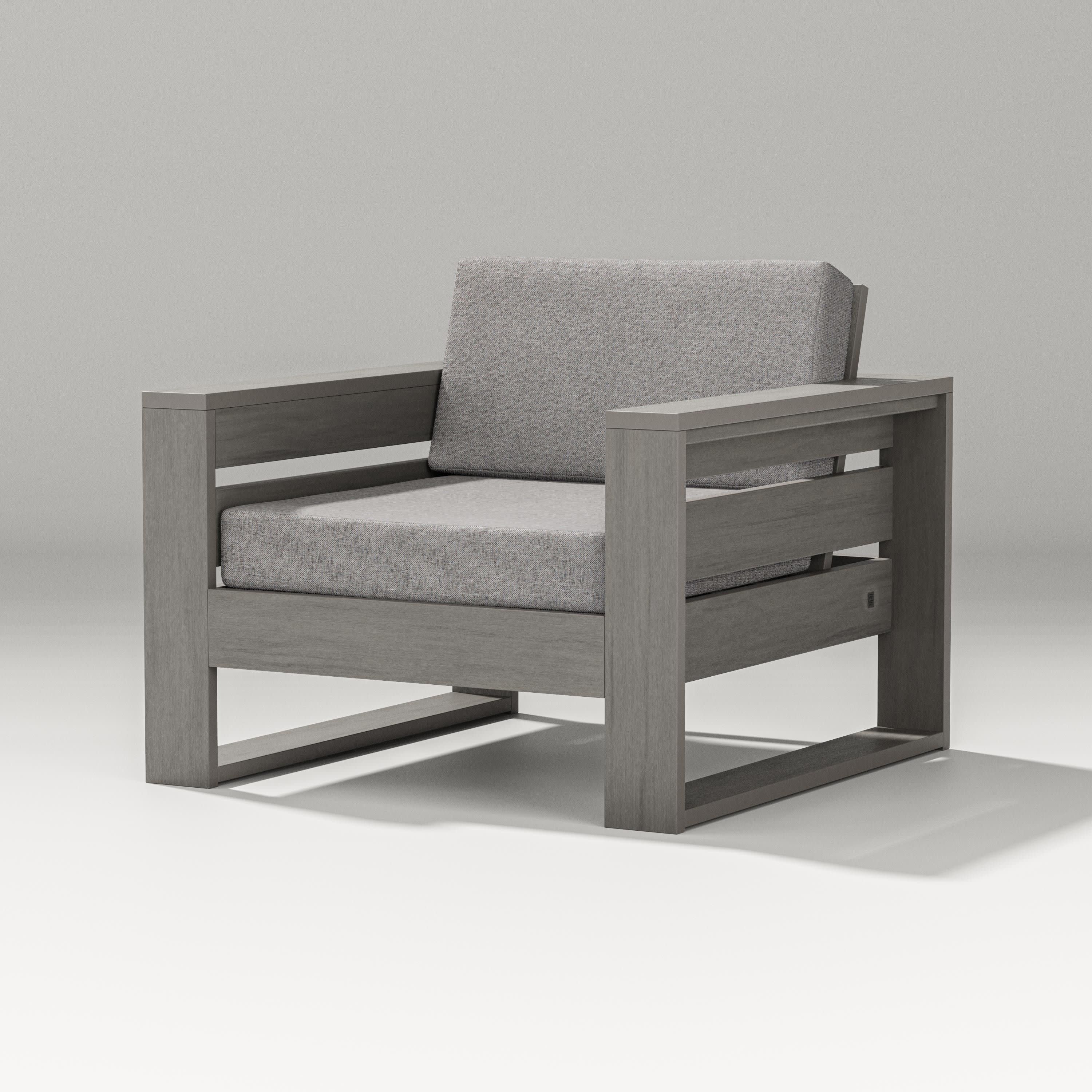 Latitude Lounge Chair in Driftwood / Grey Mist