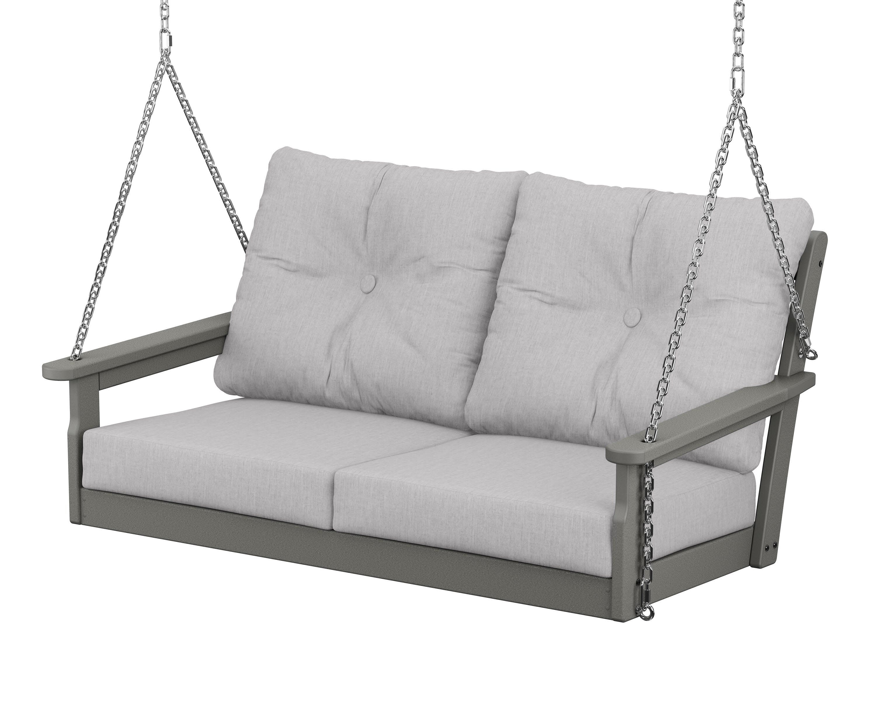 Vineyard Deep Seating Swing in Slate Grey / Granite