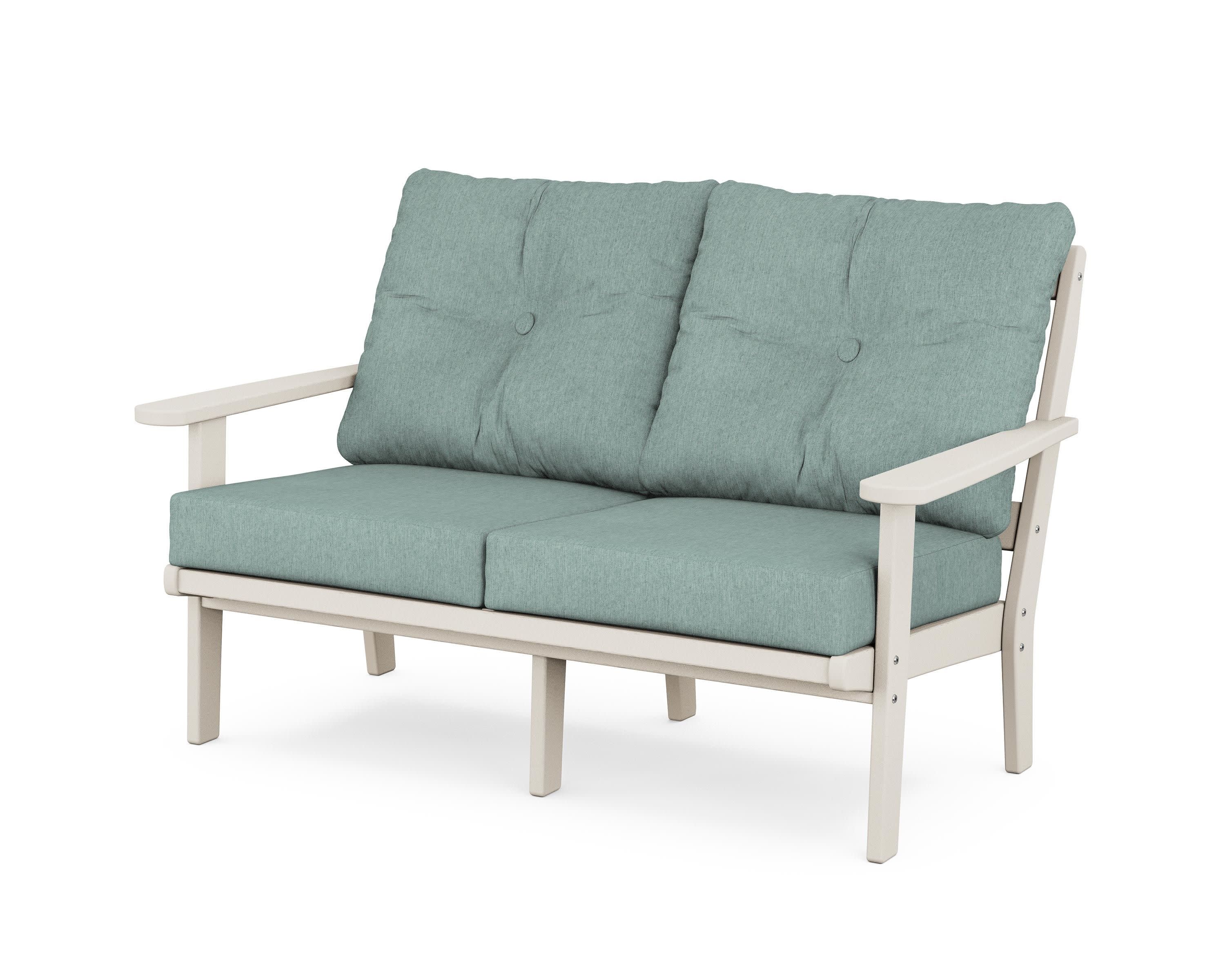 Mission Deep SeatingLoveseat in Sand / Glacier Spa
