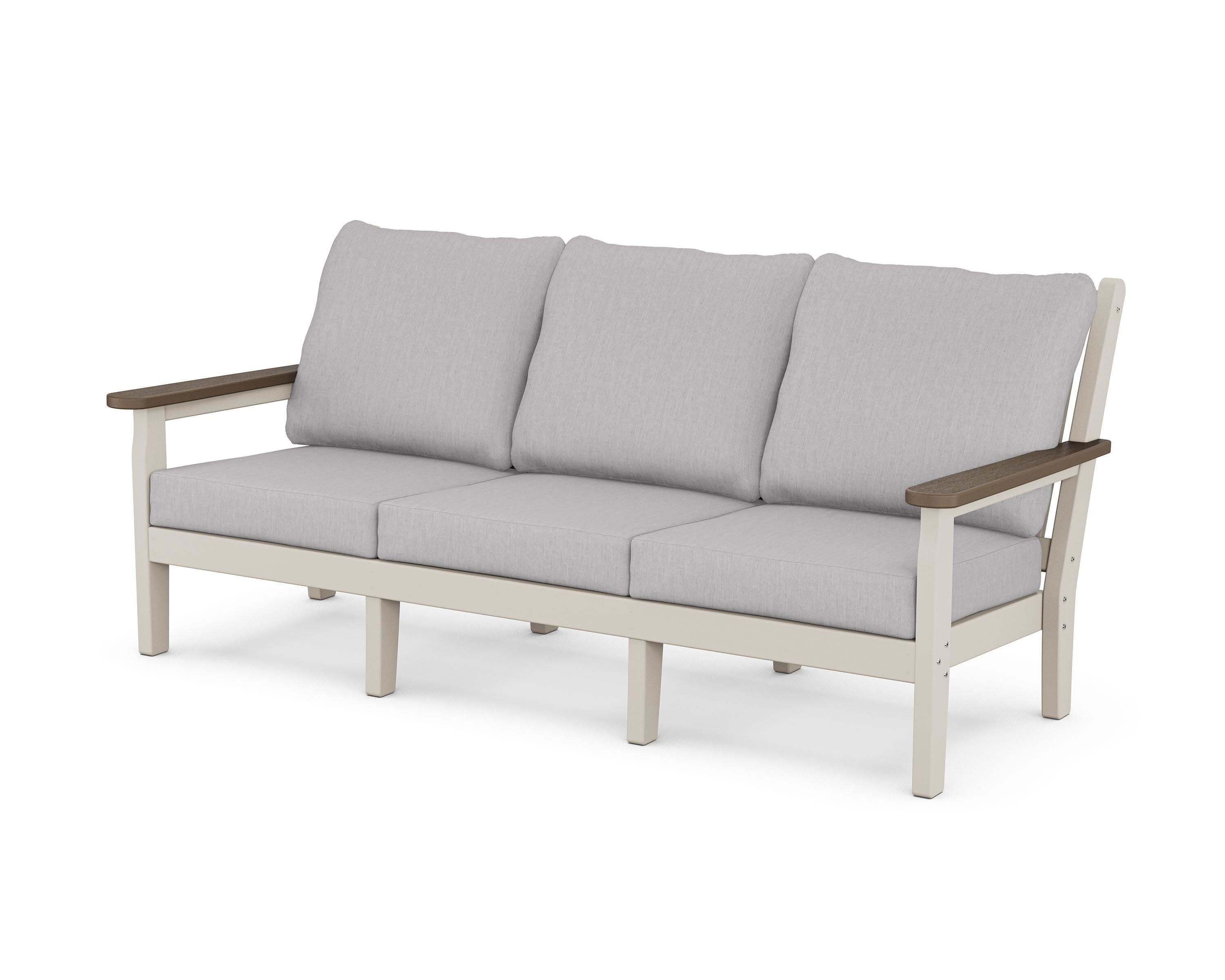 Chippendale Deep Seating Sofa in Sand / Kona / Granite