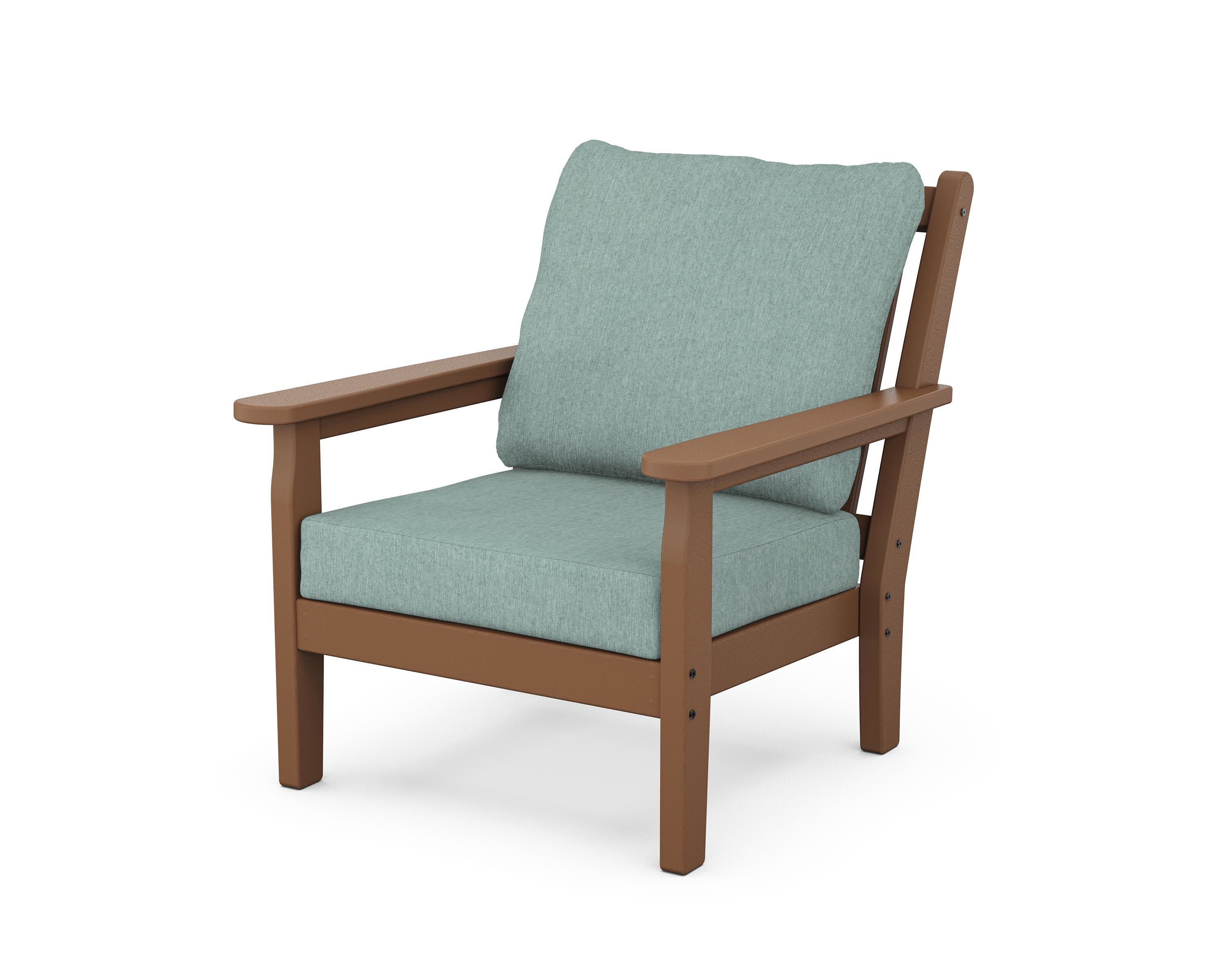 Chippendale Deep Seating Chair in Teak / Glacier Spa