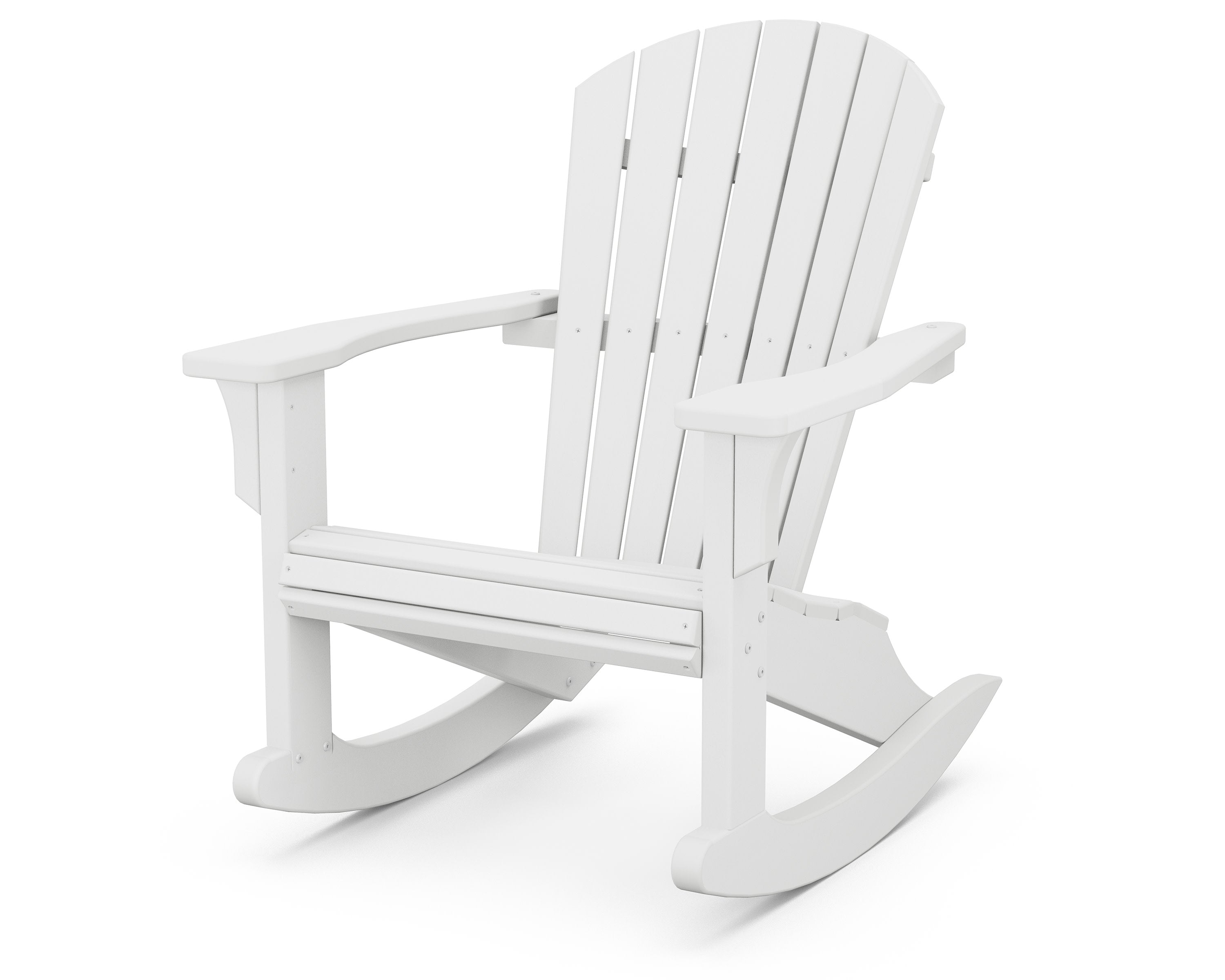 Seashell Rocking Chair in White