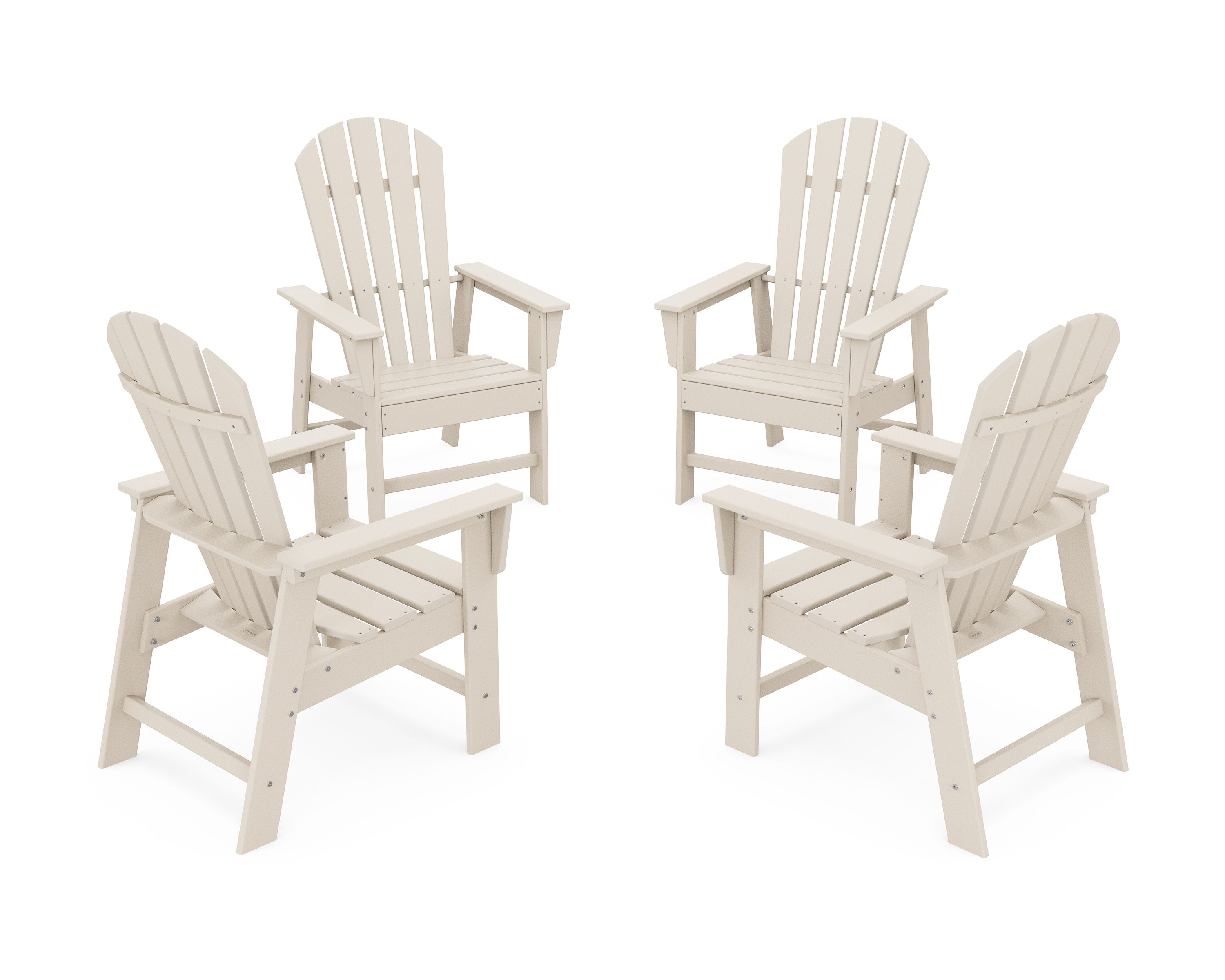 4-Piece South Beach Casual Chair Conversation Set in Sand