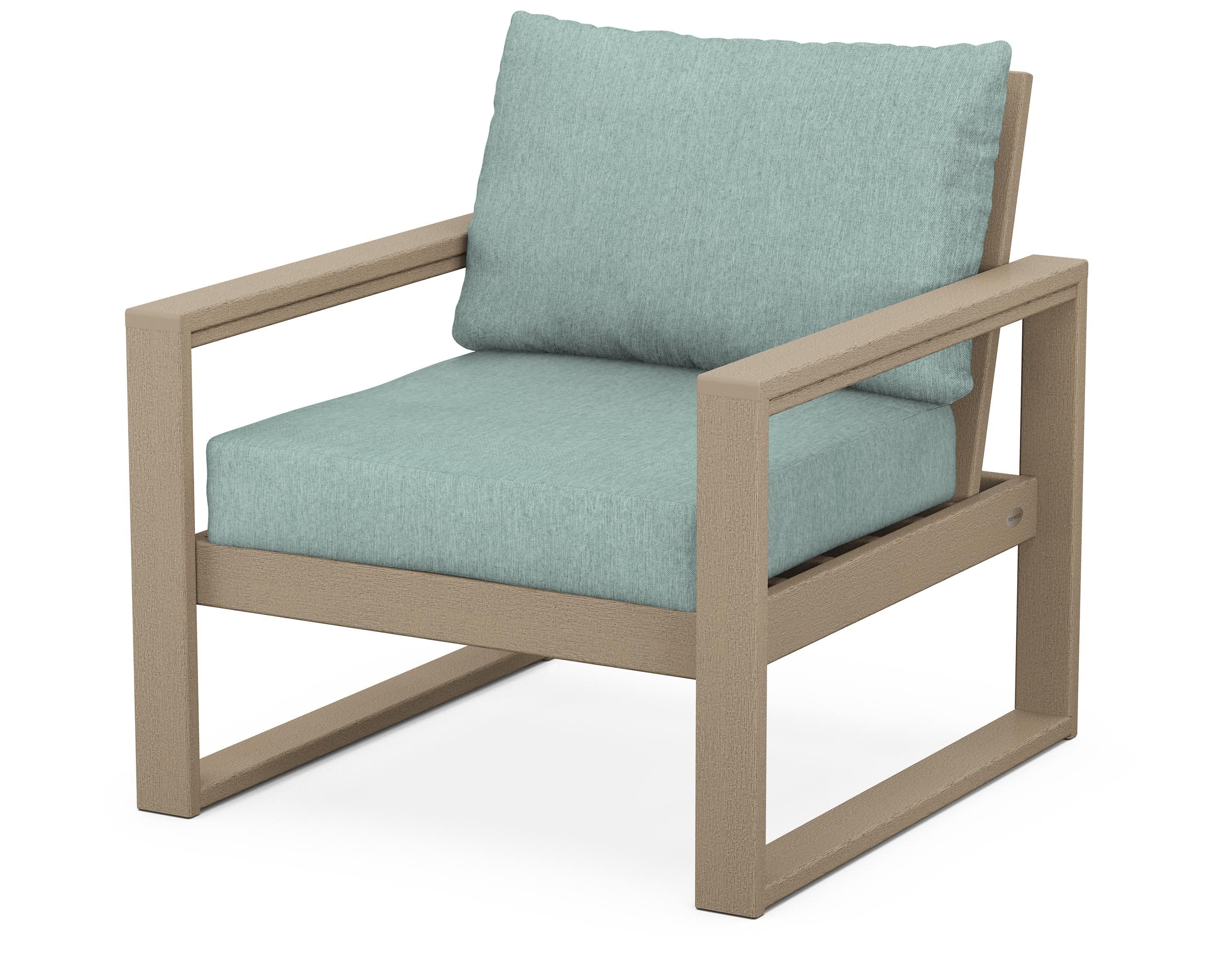 EDGE Club Chair in Vintage Sahara / Glacier Spa