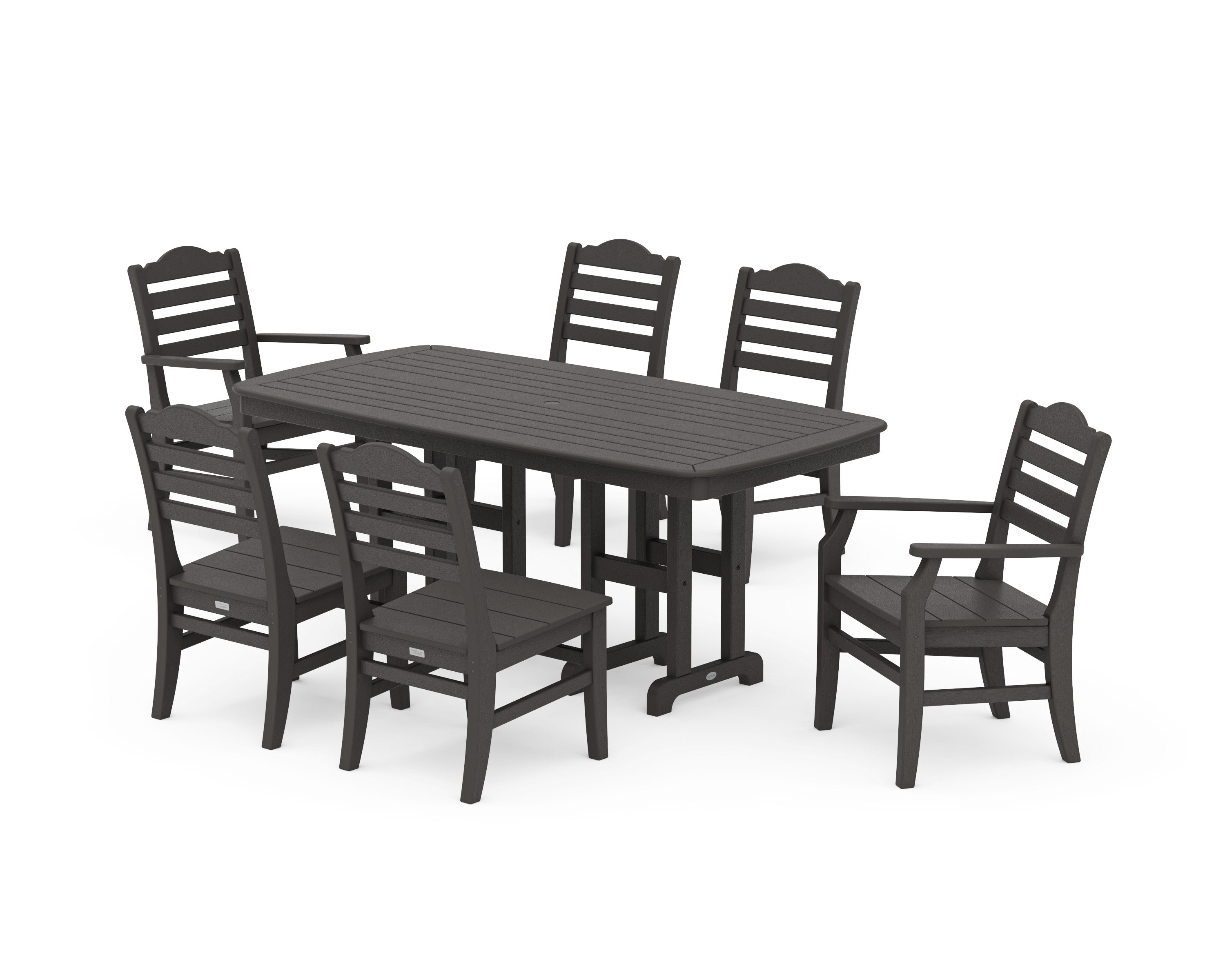 Savannah 7-Piece Dining Set in Vintage Coffee