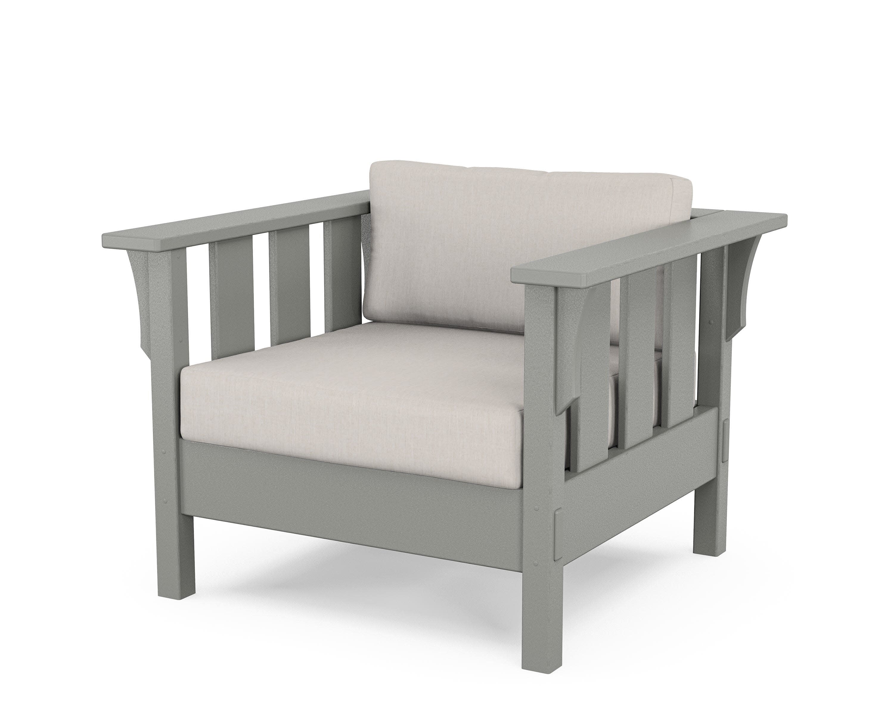 Acadia Deep Seating Chair in Slate Grey / Cast Ash