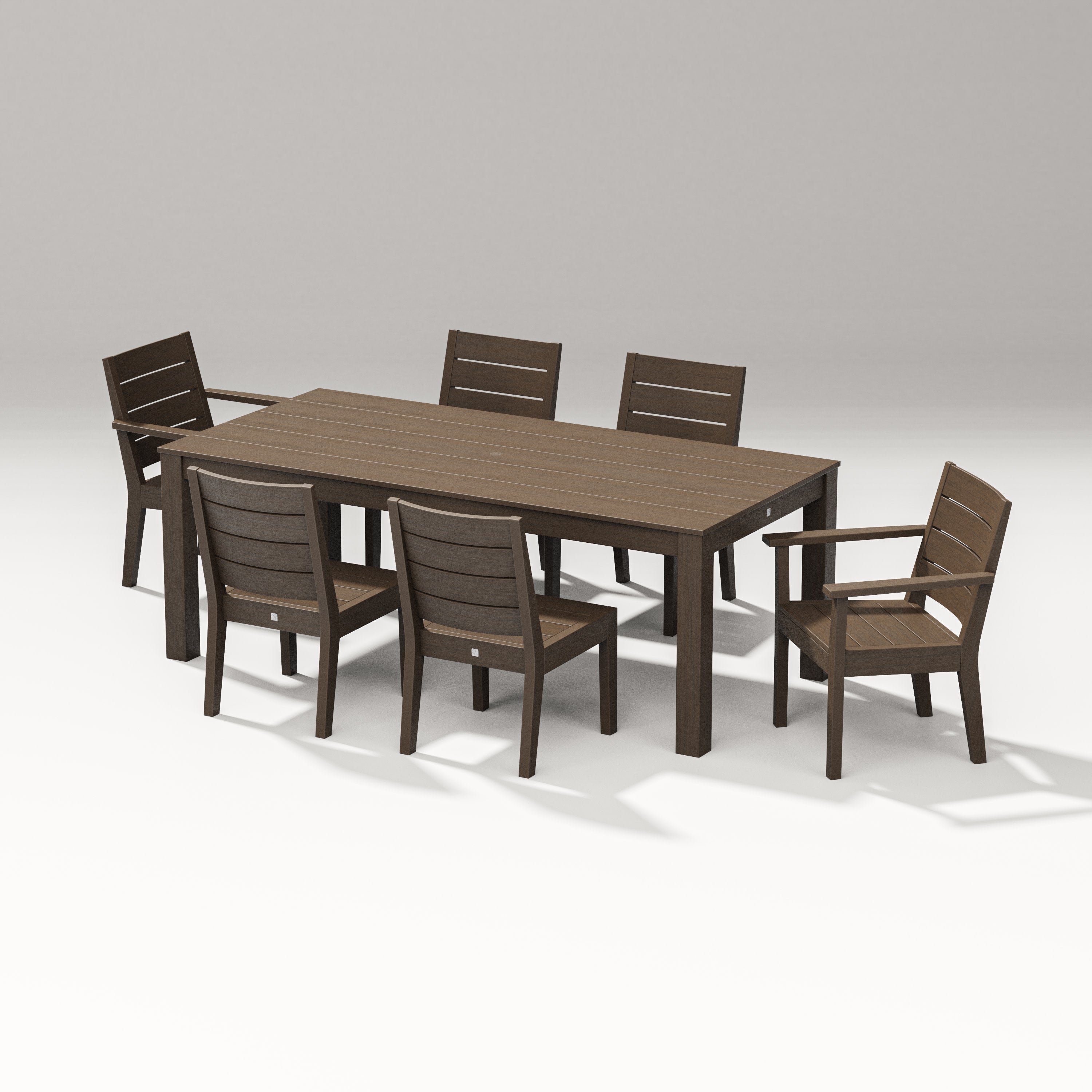 Latitude 7-Piece Dining Set - Parsons 84" in Kona