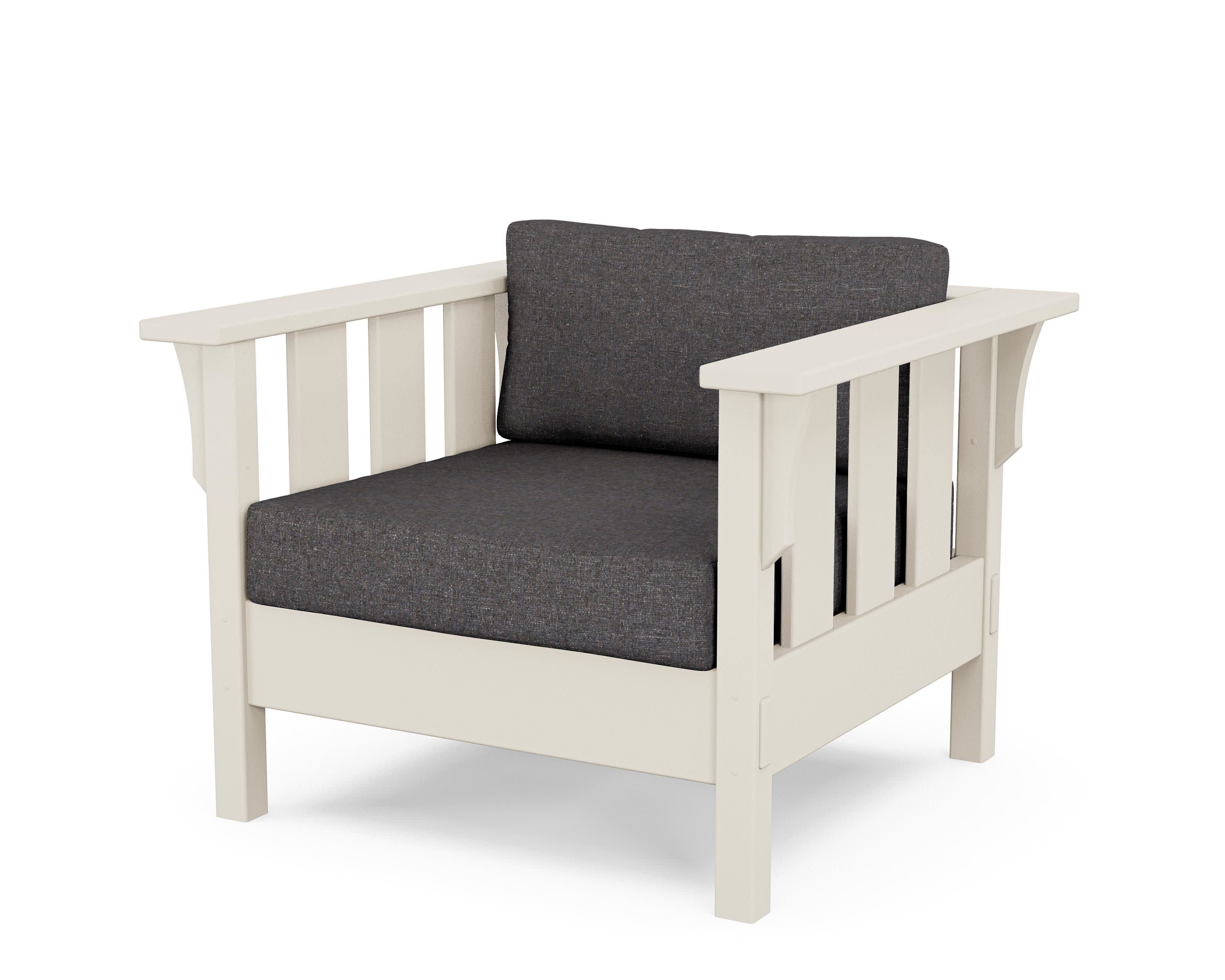Acadia Deep Seating Chair in Sand / Ash Charcoal