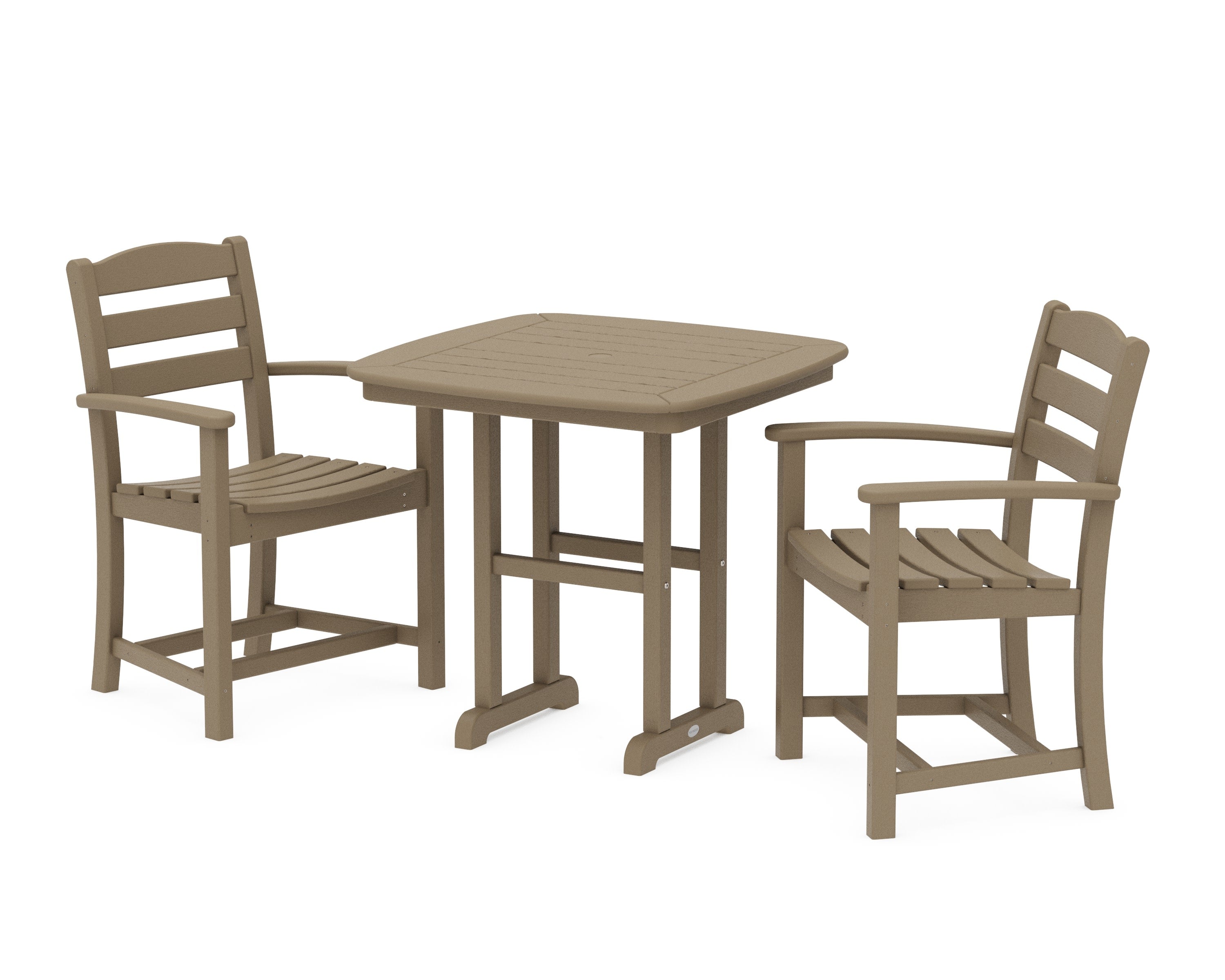 La Casa Caf 3-Piece Dining Set in Vintage Sahara