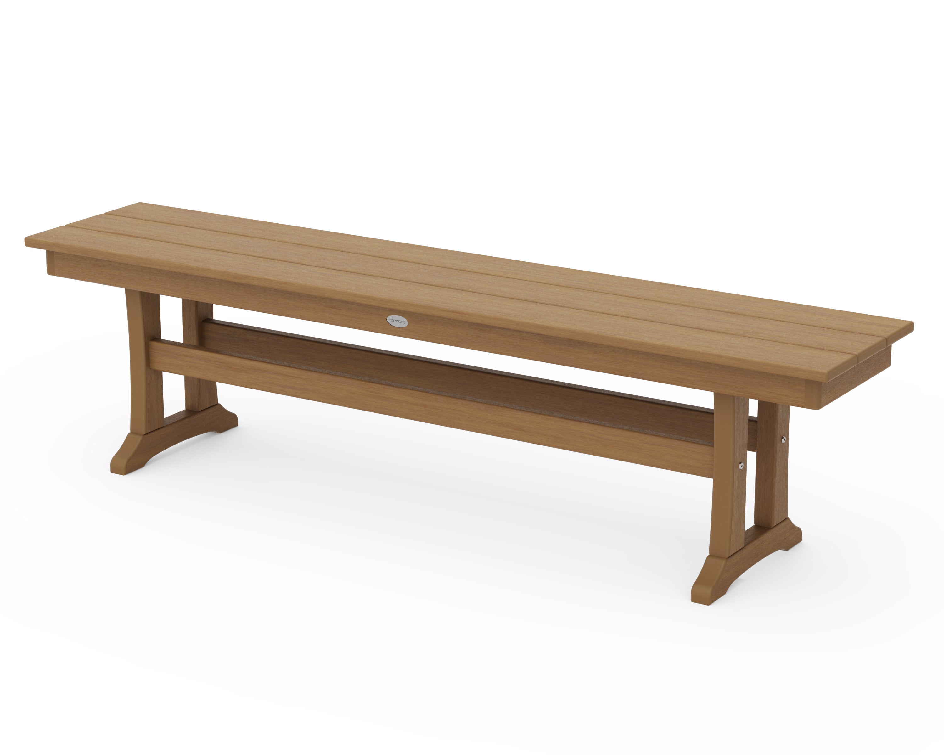 Farmhouse Trestle 65" Bench in Natural