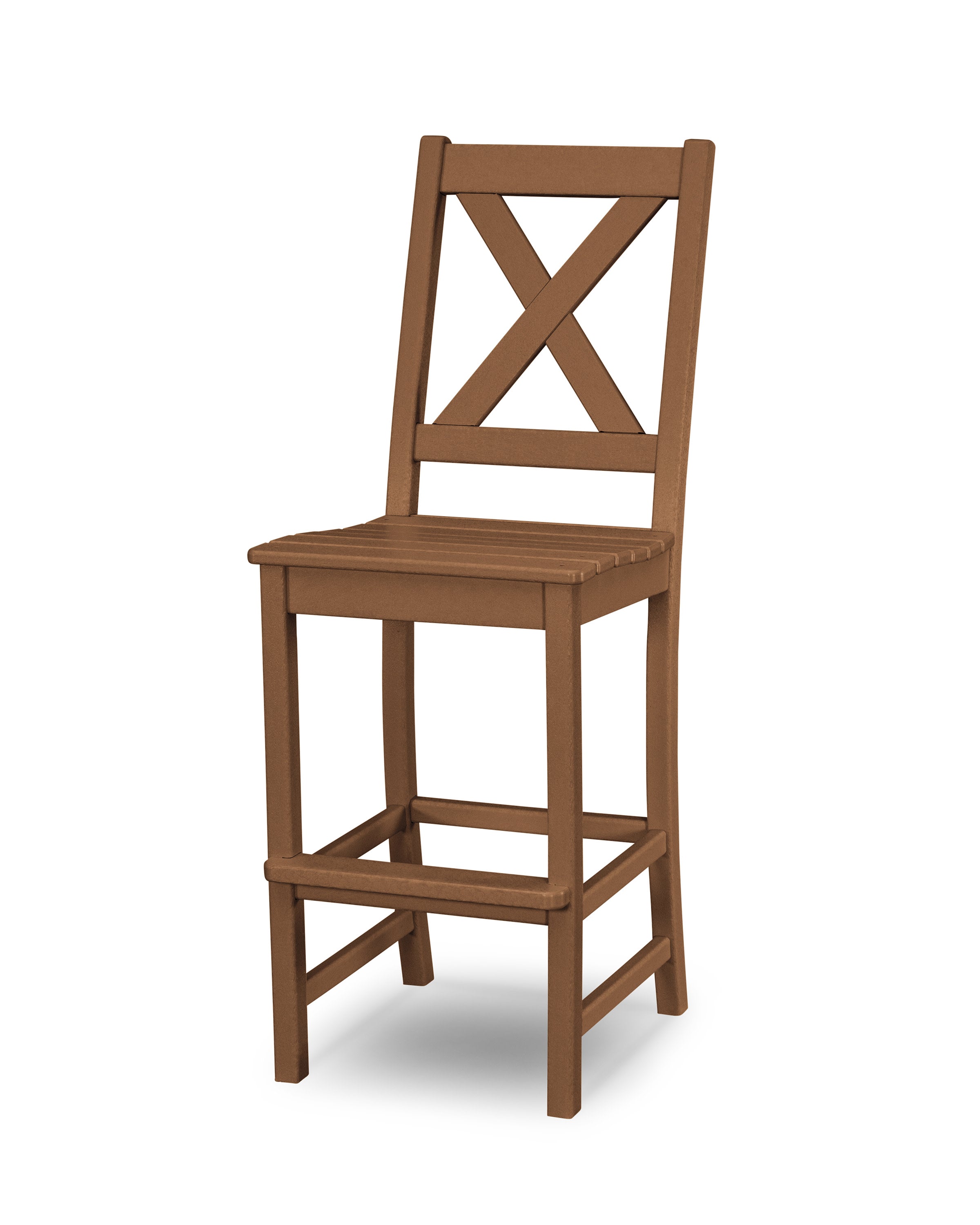 Braxton Bar Side Chair in Teak