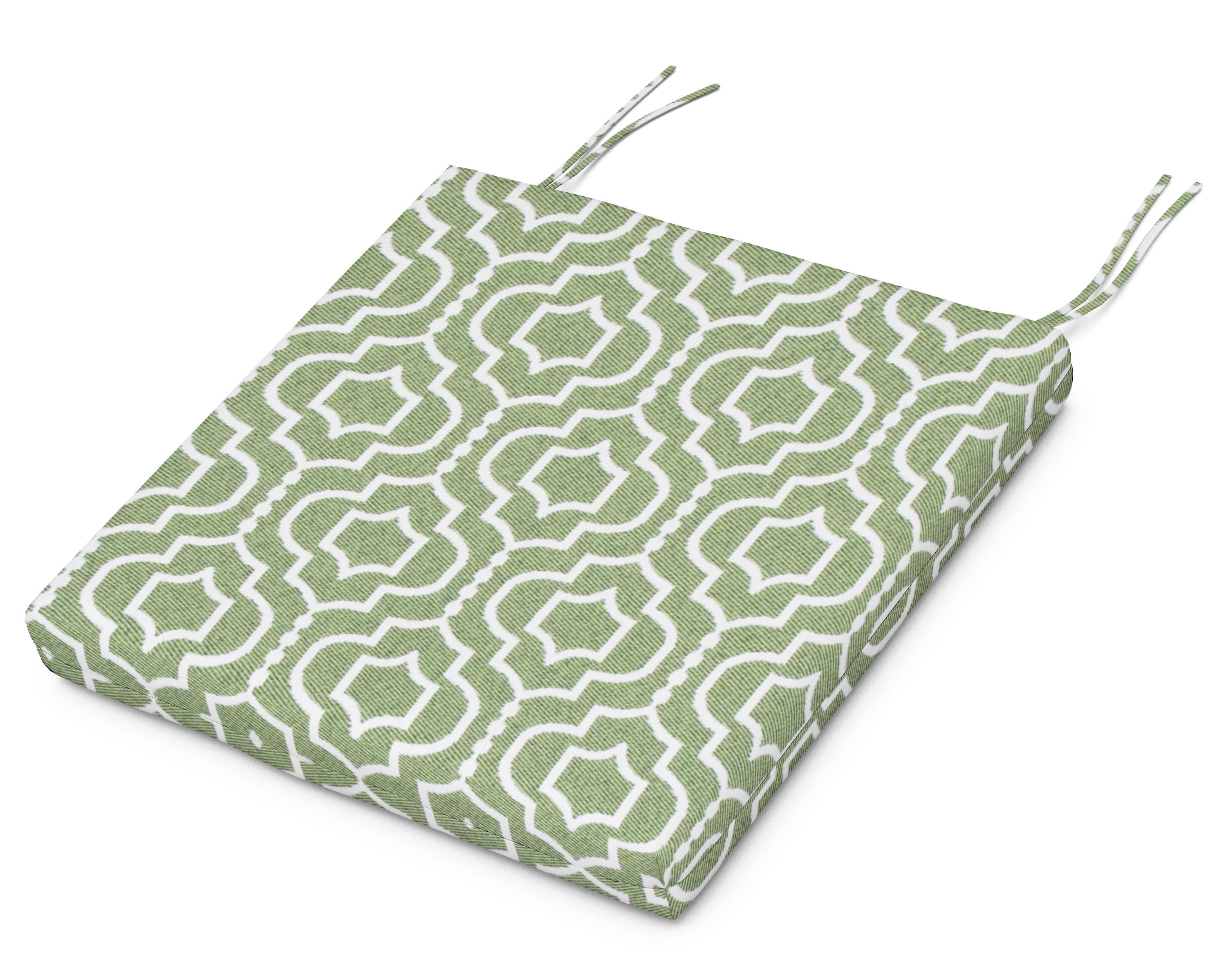 Classic Oversized Adirondack Seat Pad 17.5"D x 22.25"W x 2.5"H in Tensil Moss