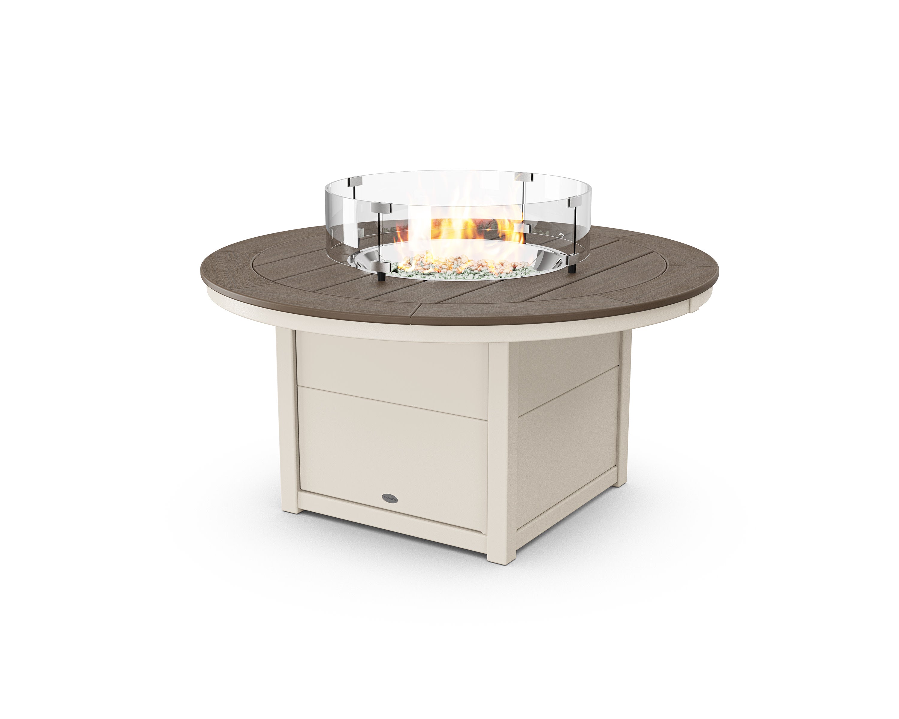 Round 48" Fire Pit Table in Sand / Kona