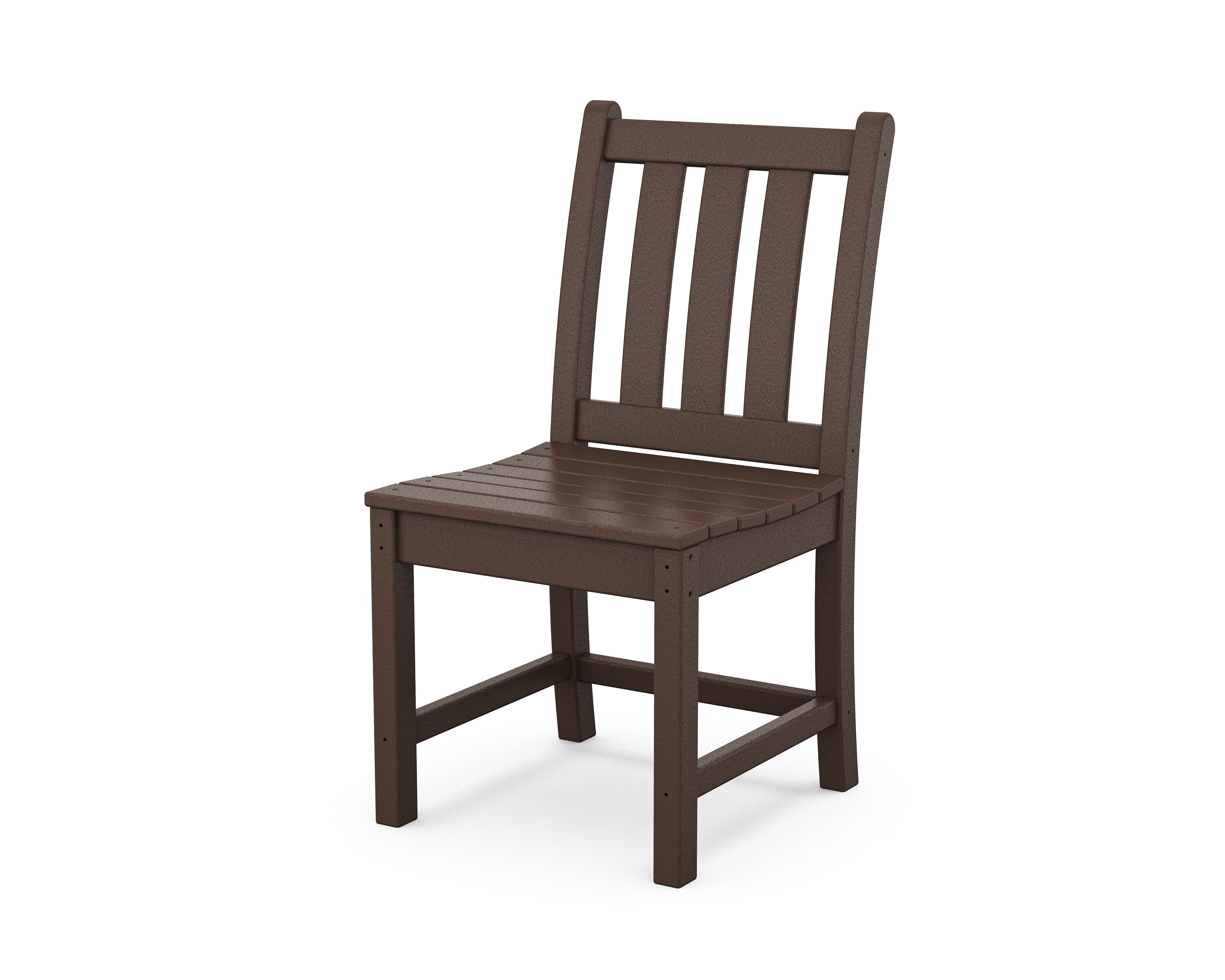 Traditional Garden Dining Side Chair in Mahogany