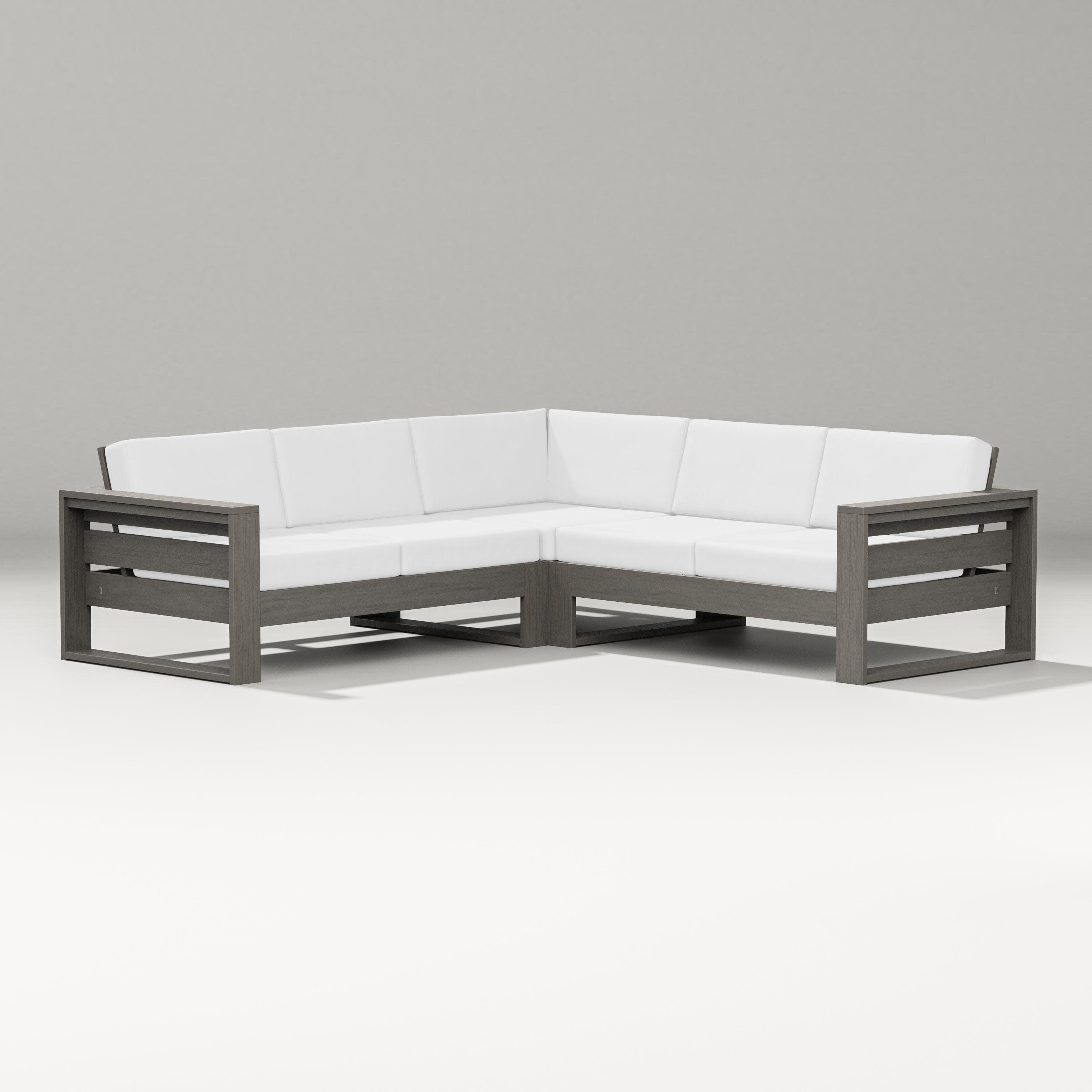 Latitude Corner Sectional in Driftwood / Natural