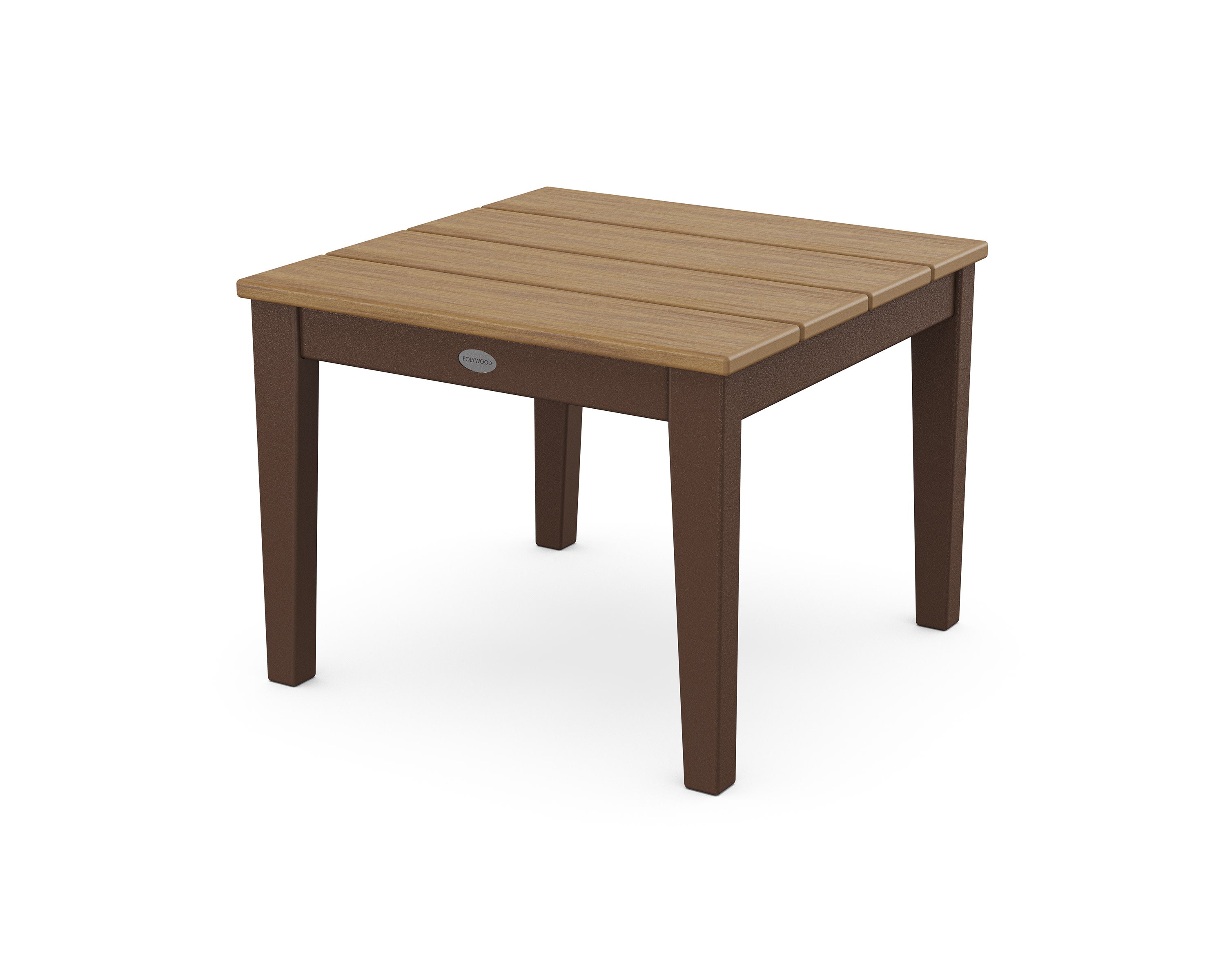 Newport 22" End Table in Mahogany / Natural