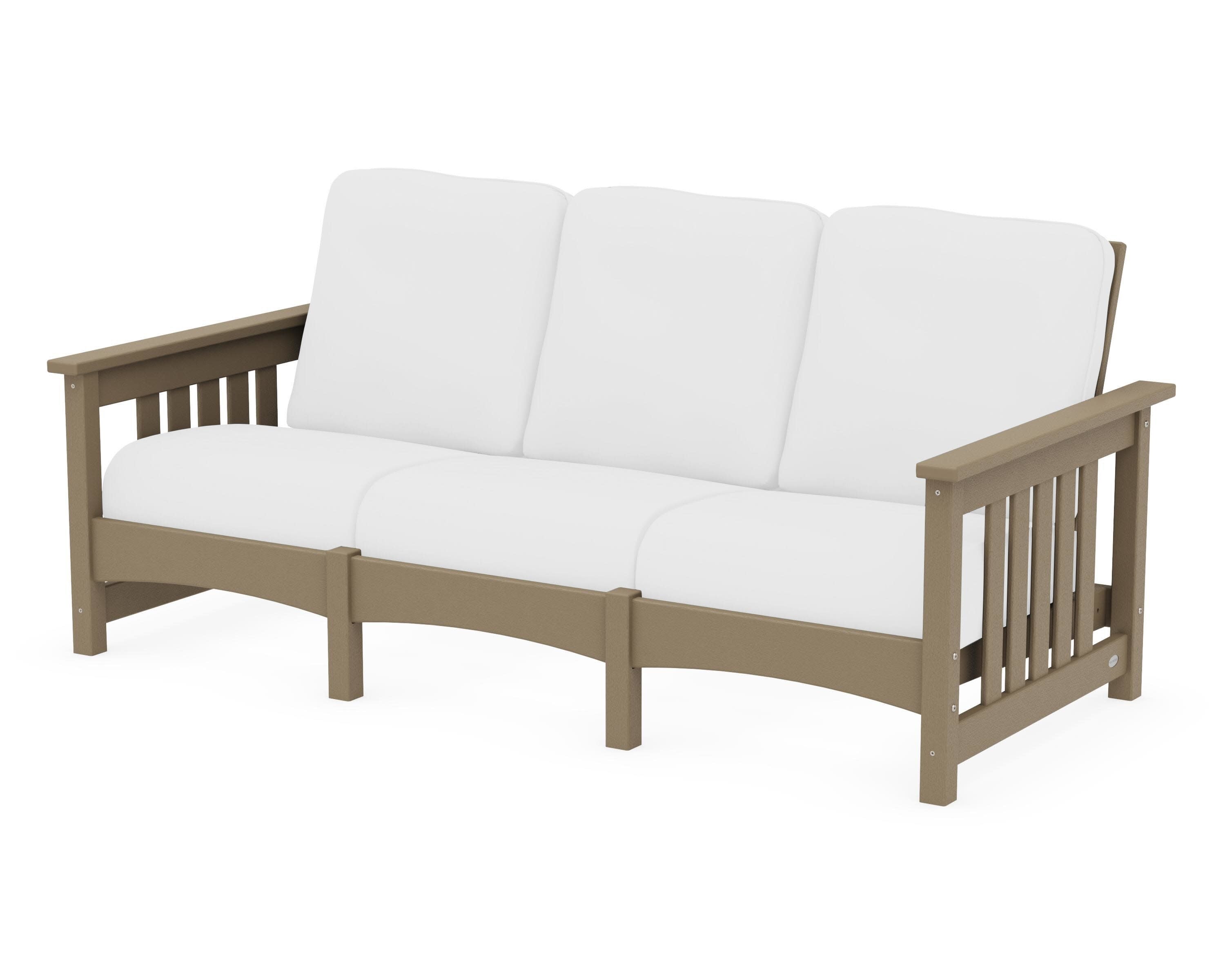 Club Mission Sofa in Vintage Sahara / Natural