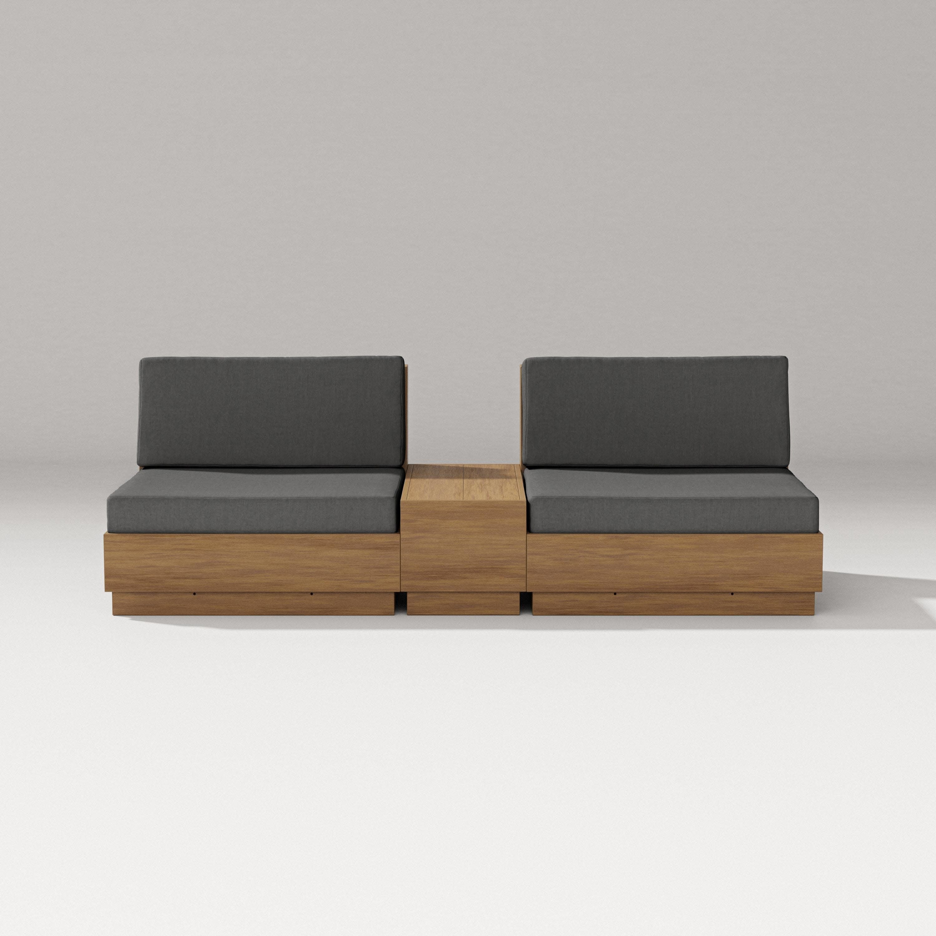 Elevate Lounge Chair Set in Natural / Spectrum Carbon