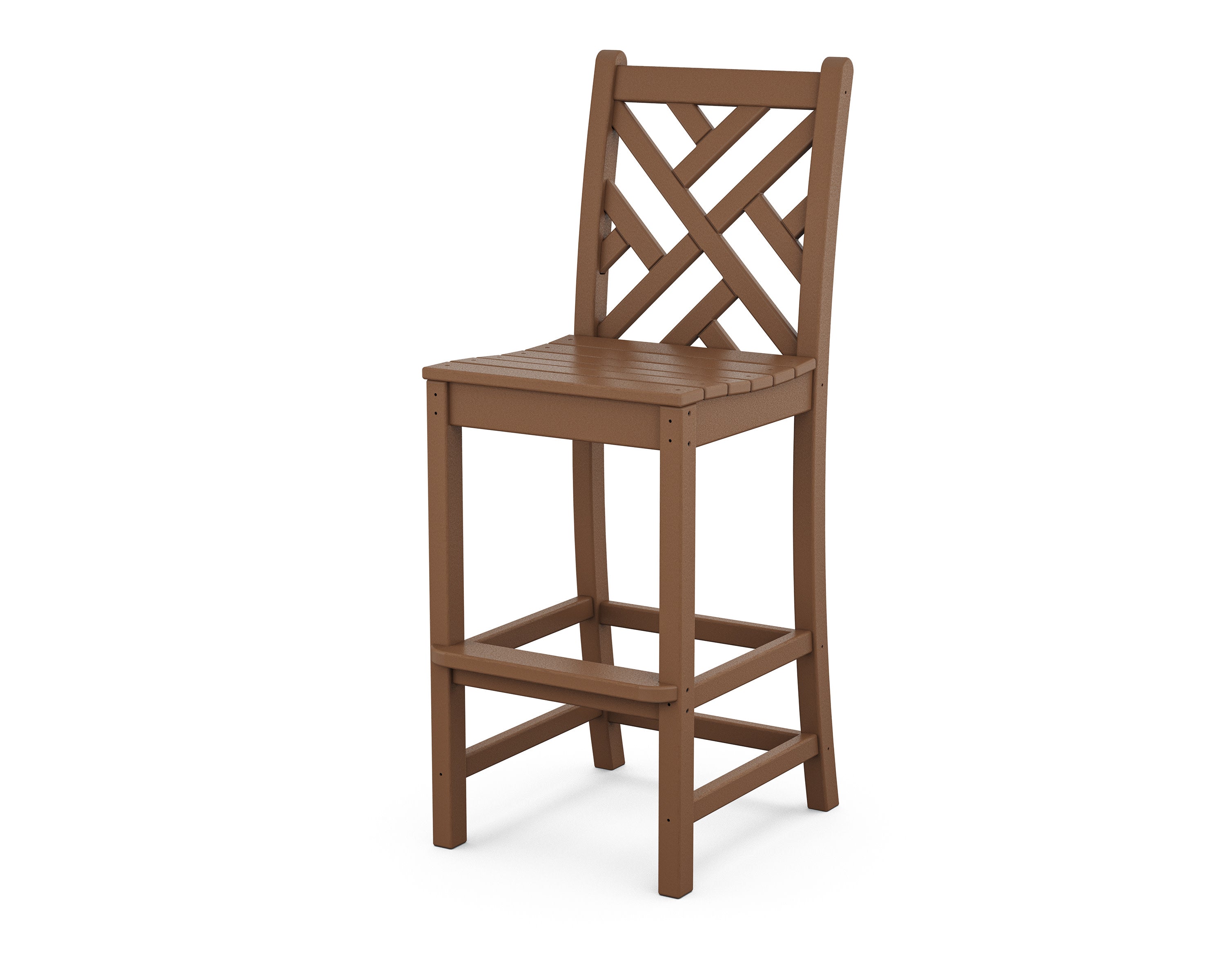 Chippendale Bar Side Chair in Teak