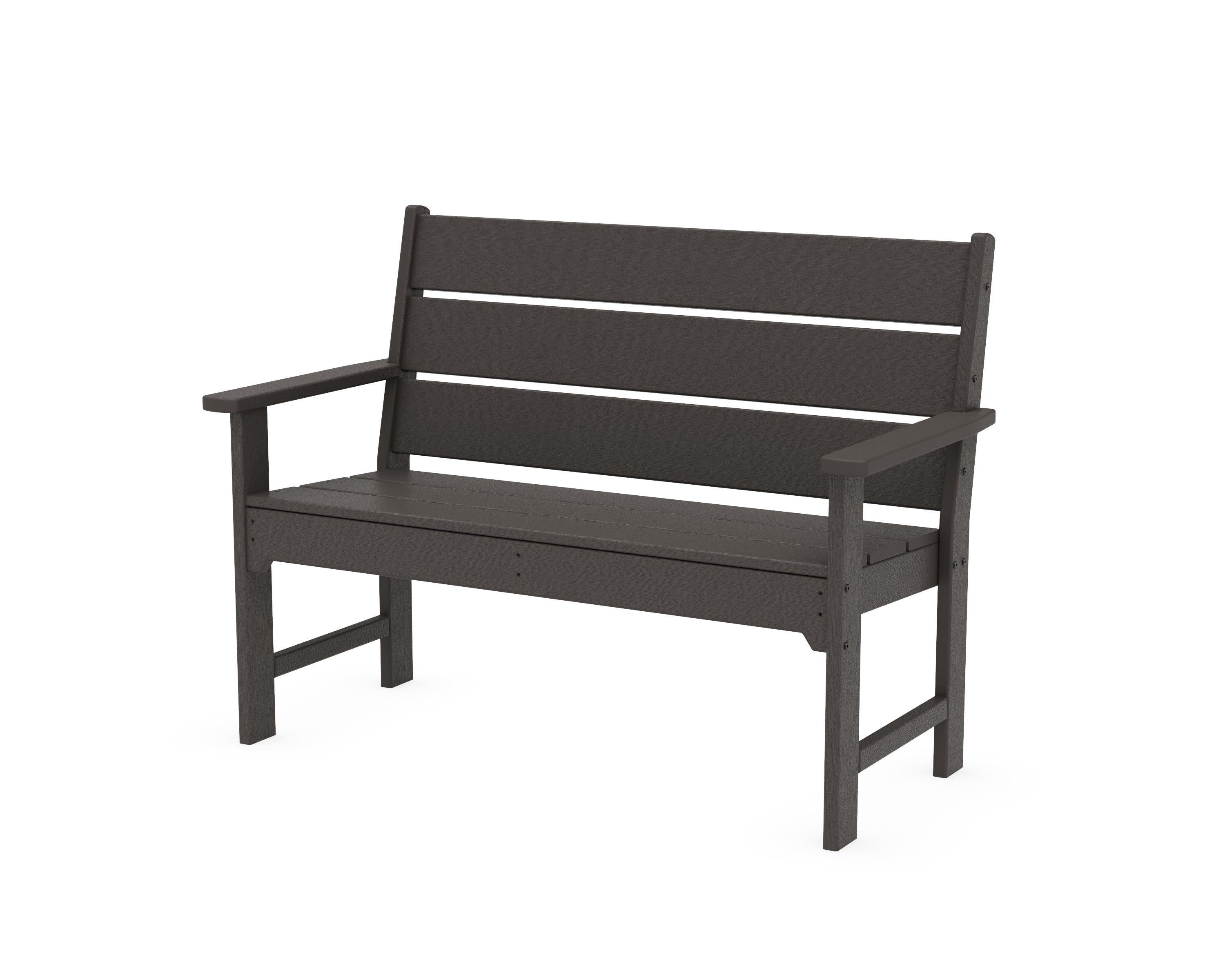 Lakeside 48" Bench in Vintage Coffee