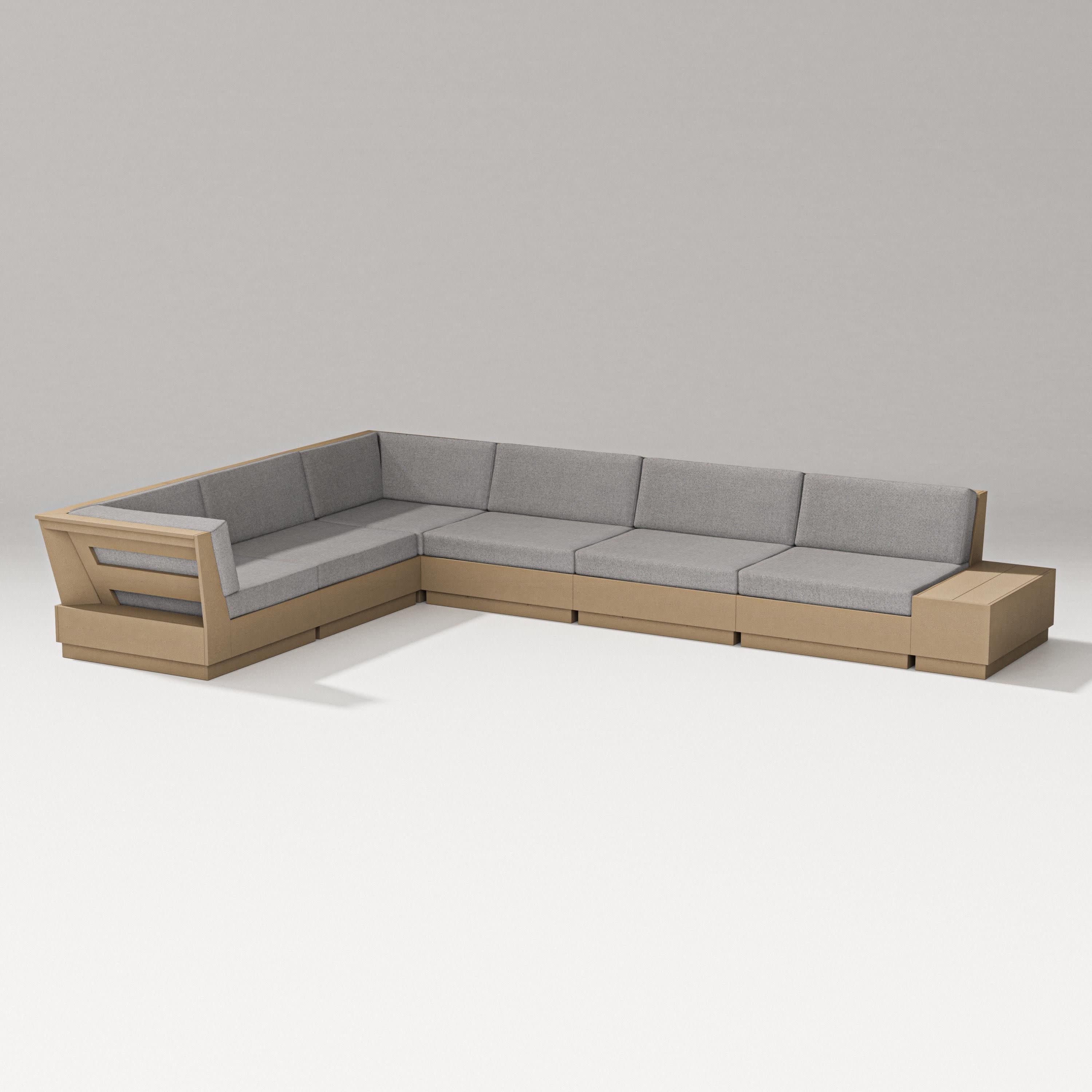 Elevate 7-Piece Corner Sectional in Vintage Sahara / Grey Mist